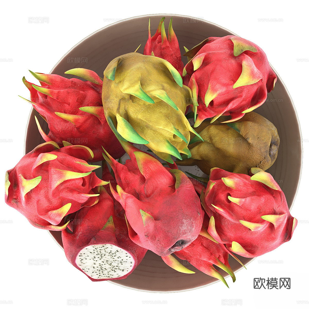 水果果盘3d模型