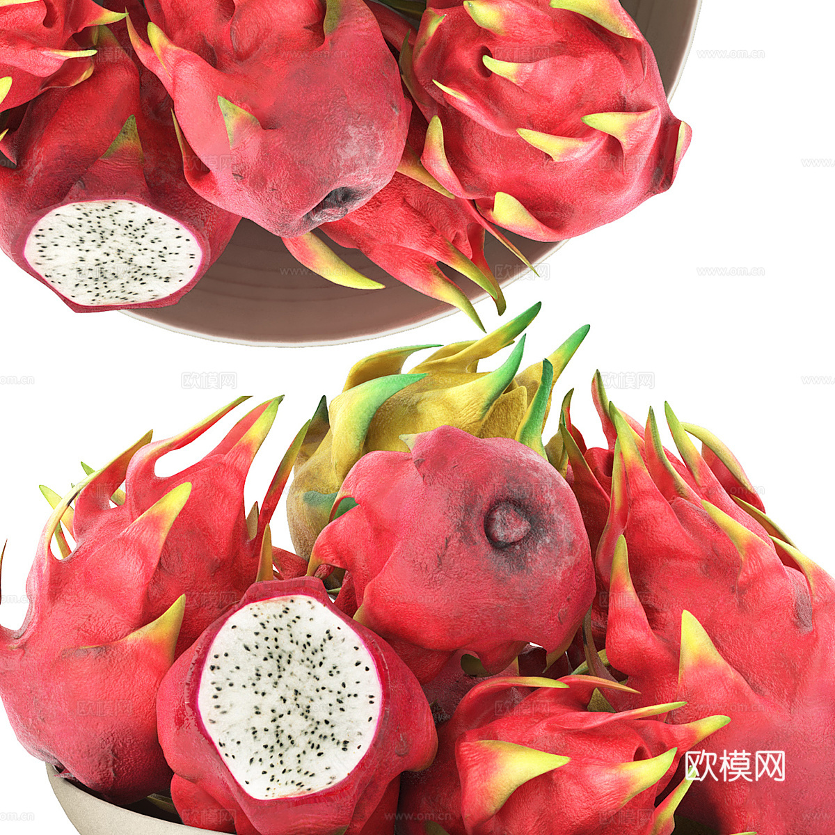 水果果盘3d模型