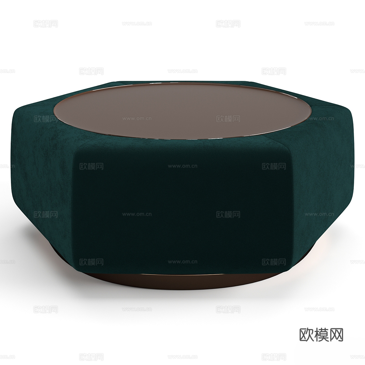 现代轻奢布艺茶几3d模型