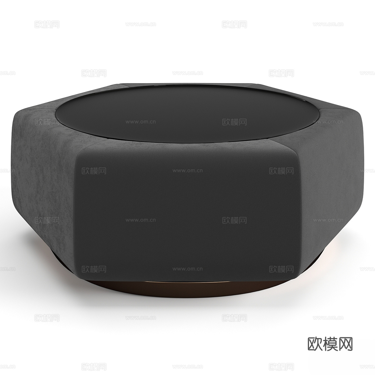 现代轻奢布艺茶几3d模型