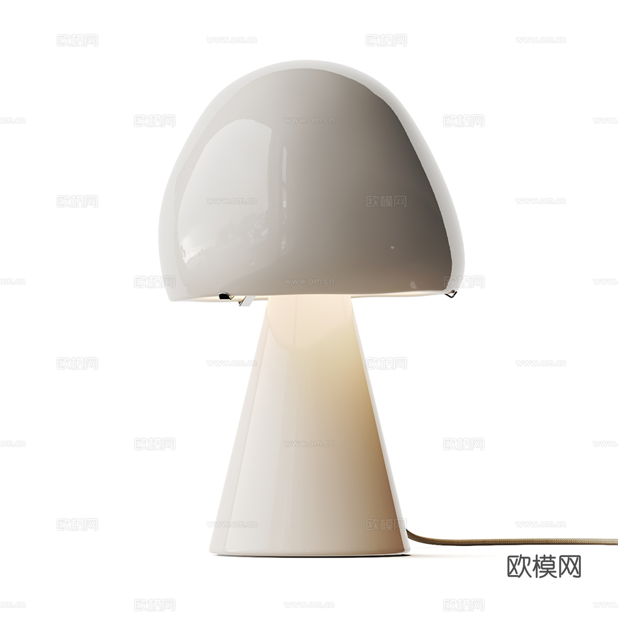 现代蘑菇头台灯集合su模型