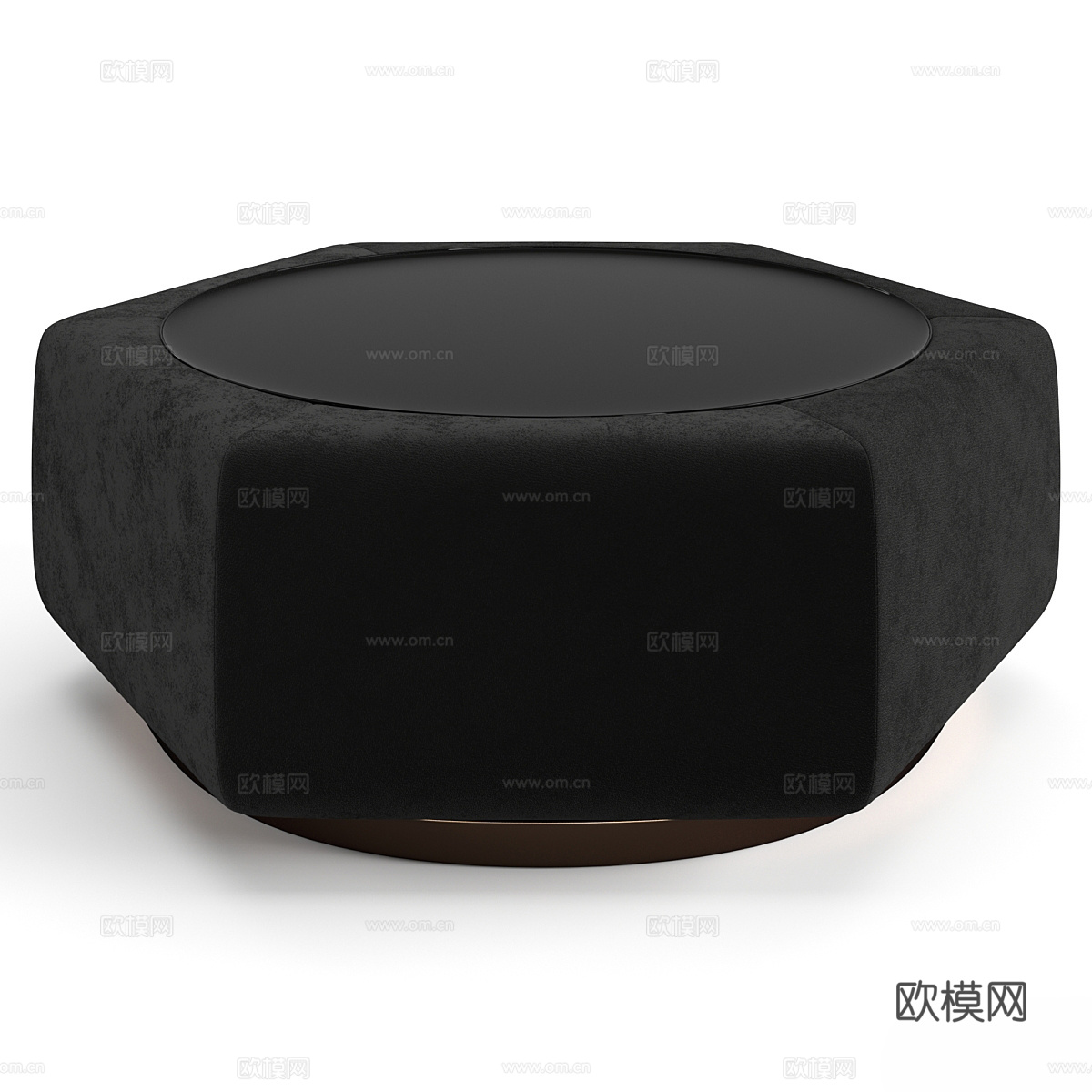 现代轻奢布艺茶几3d模型