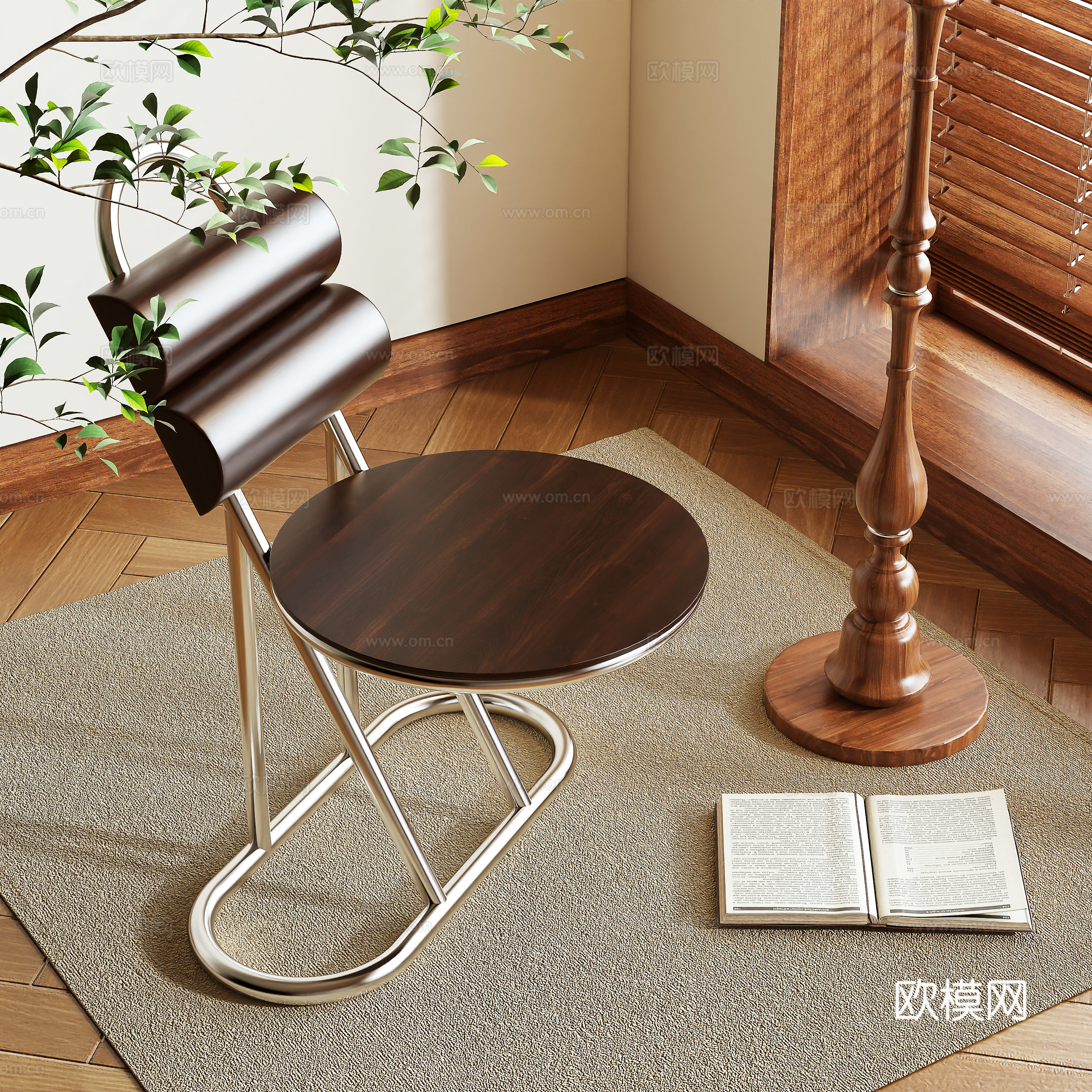 单椅3d模型下载