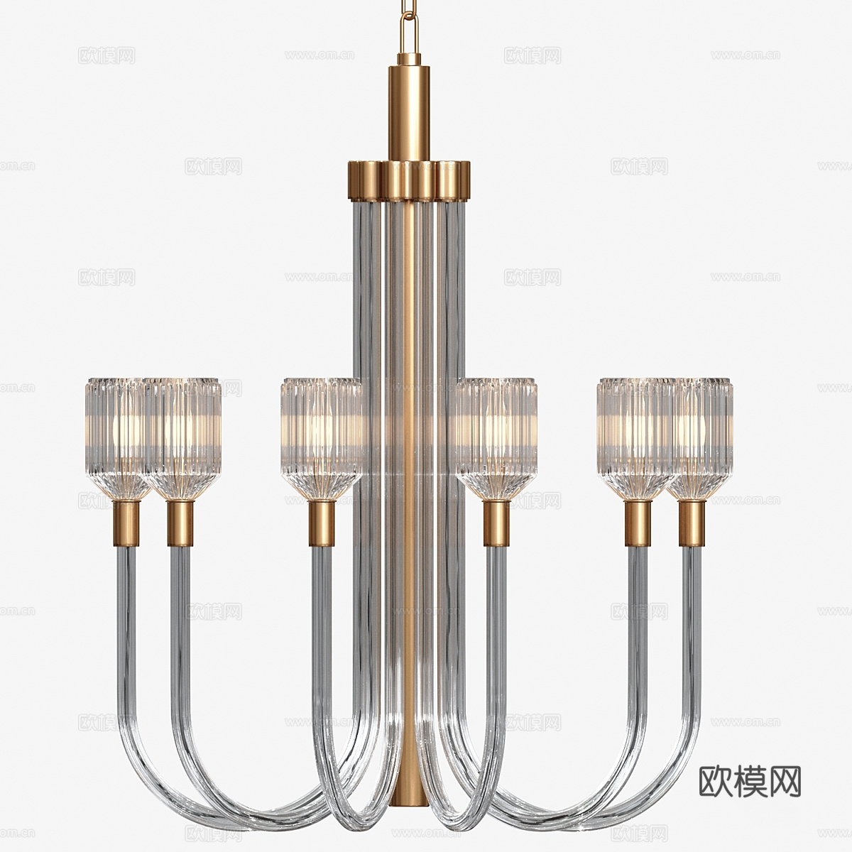 新中式工艺吊灯3d模型