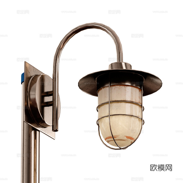 现代户外路灯su模型下载(渲染图4)