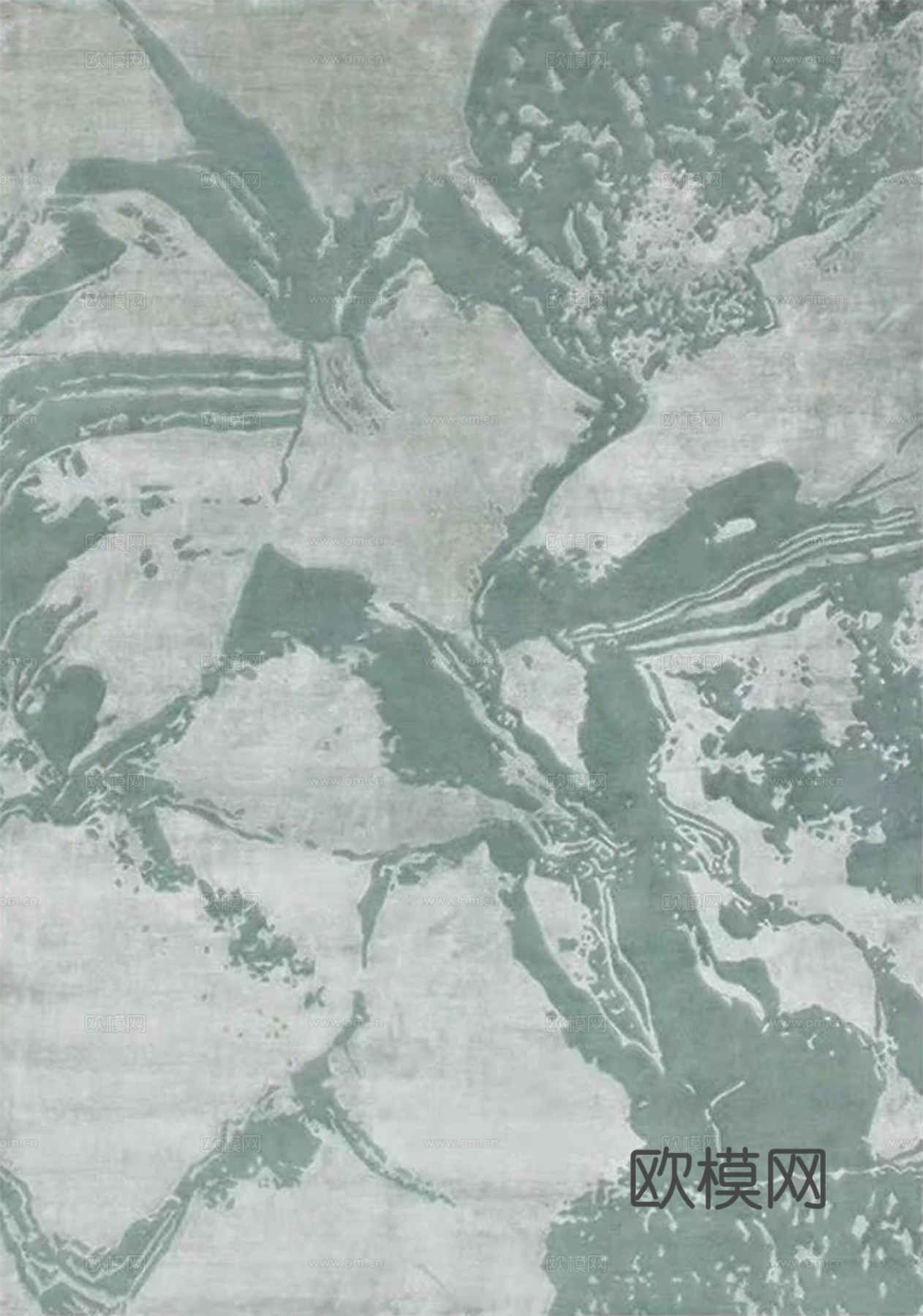 轻奢绿色地毯