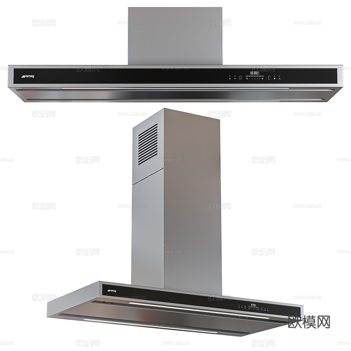 现代厨房电器3d模型