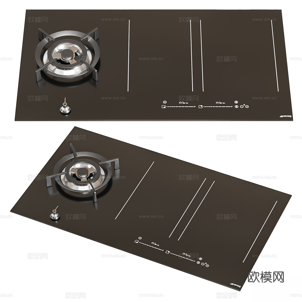 现代厨房电器3d模型