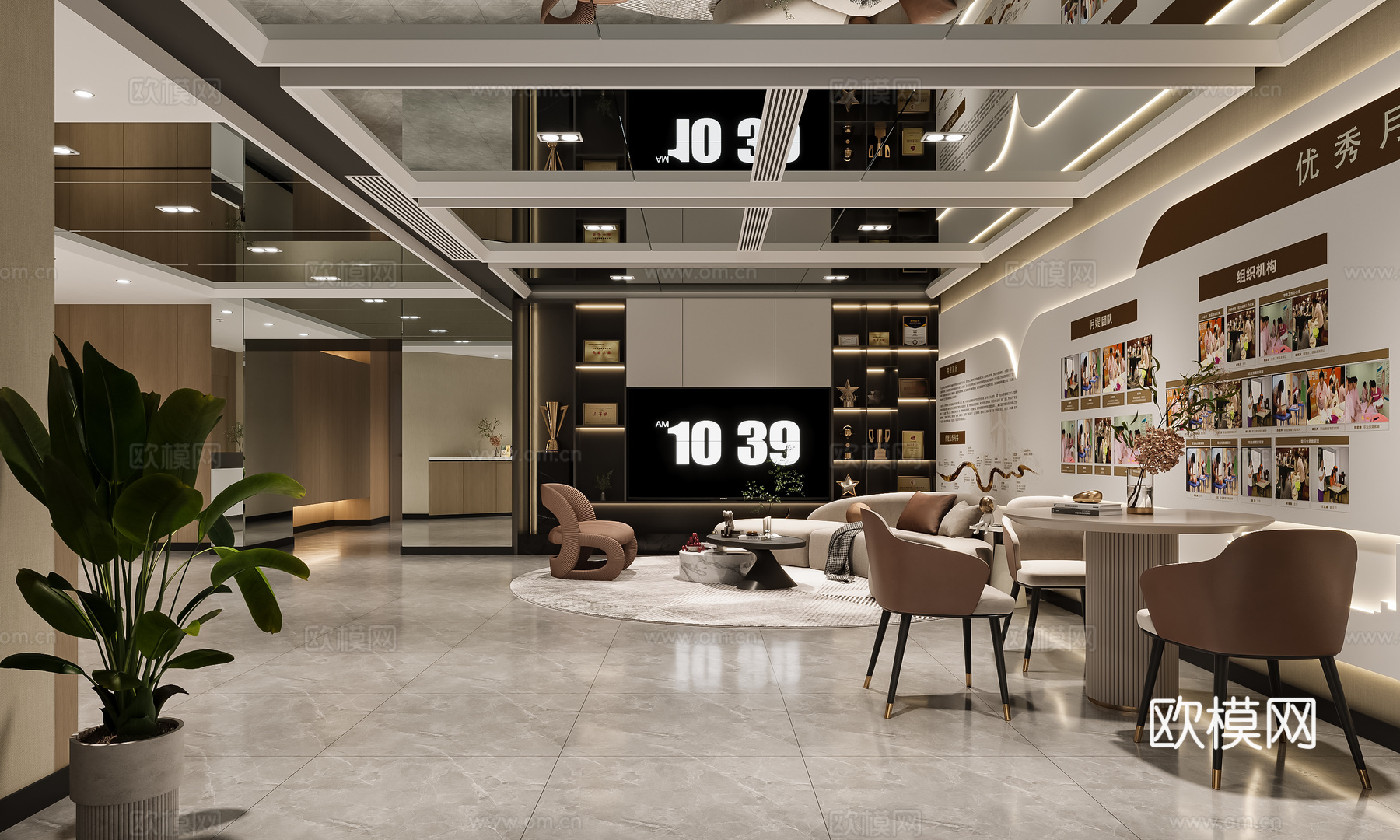 大厅3d模型