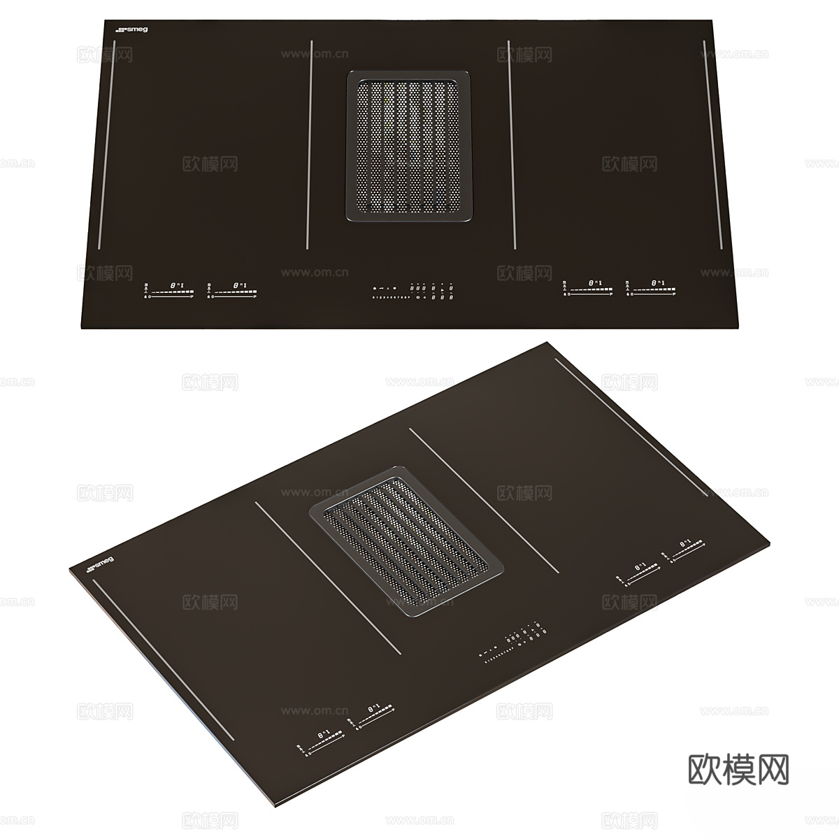 现代厨房电器3d模型