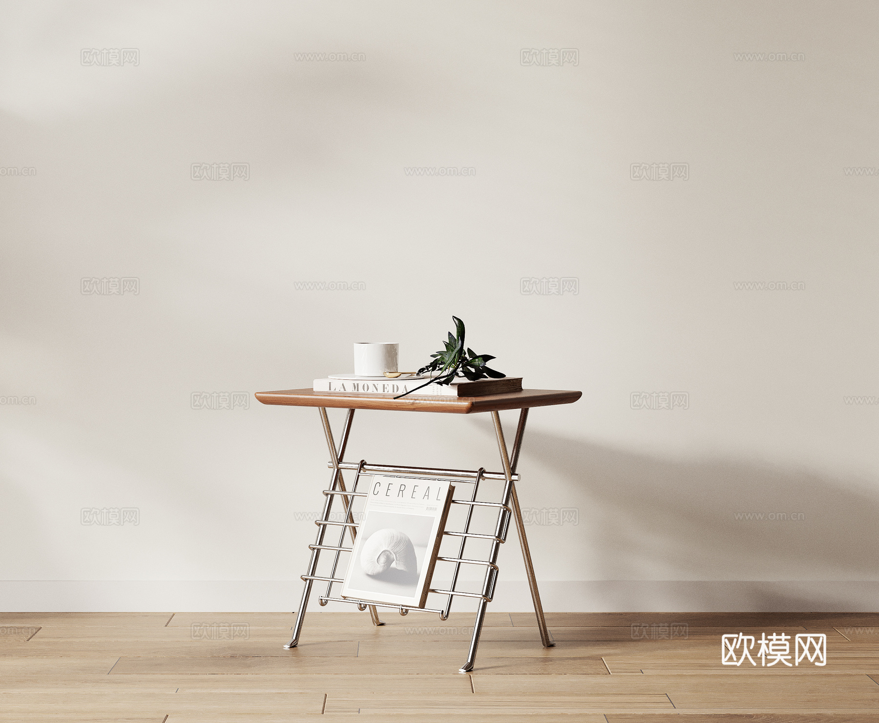 边几床头柜su模型