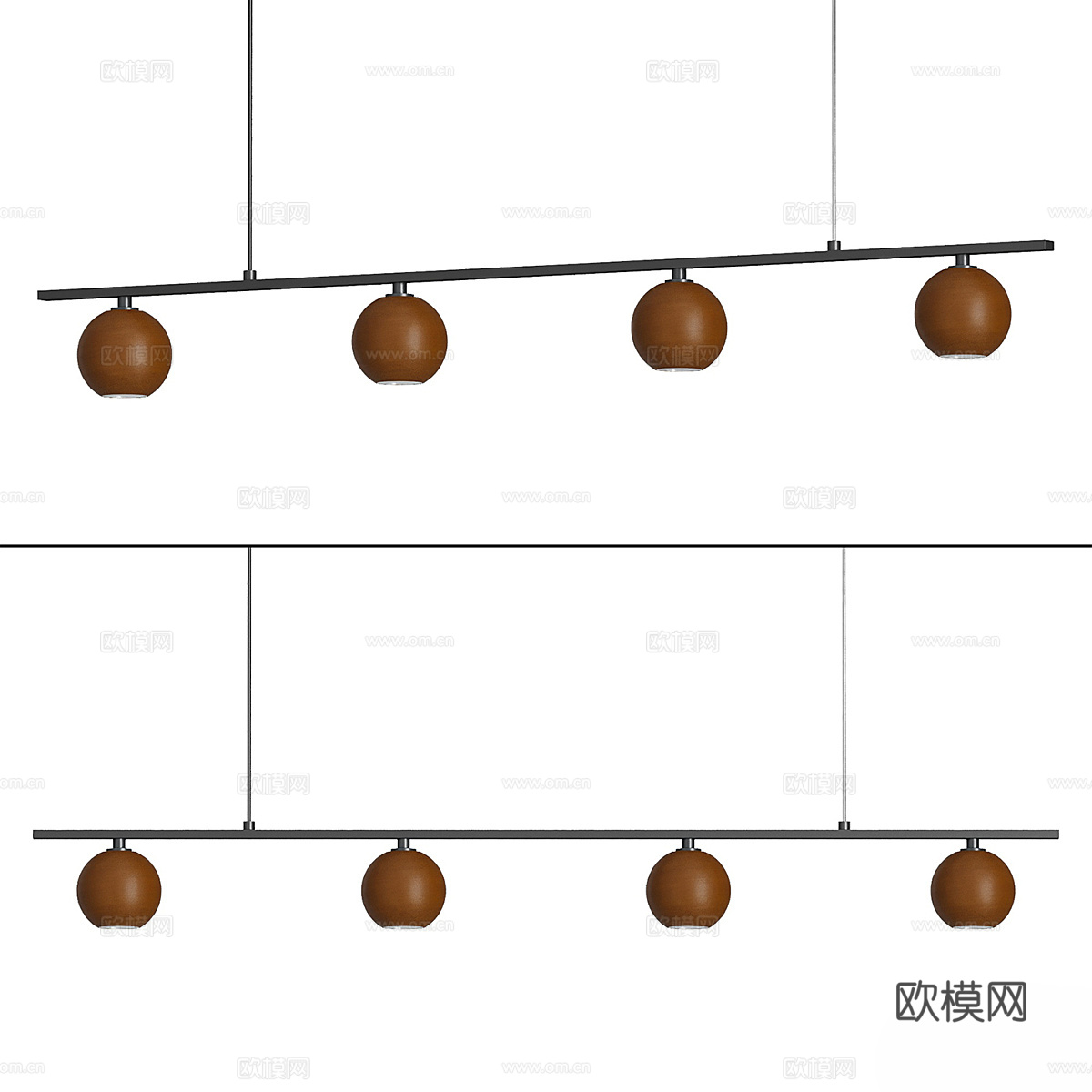 新中式工艺吊灯3d模型