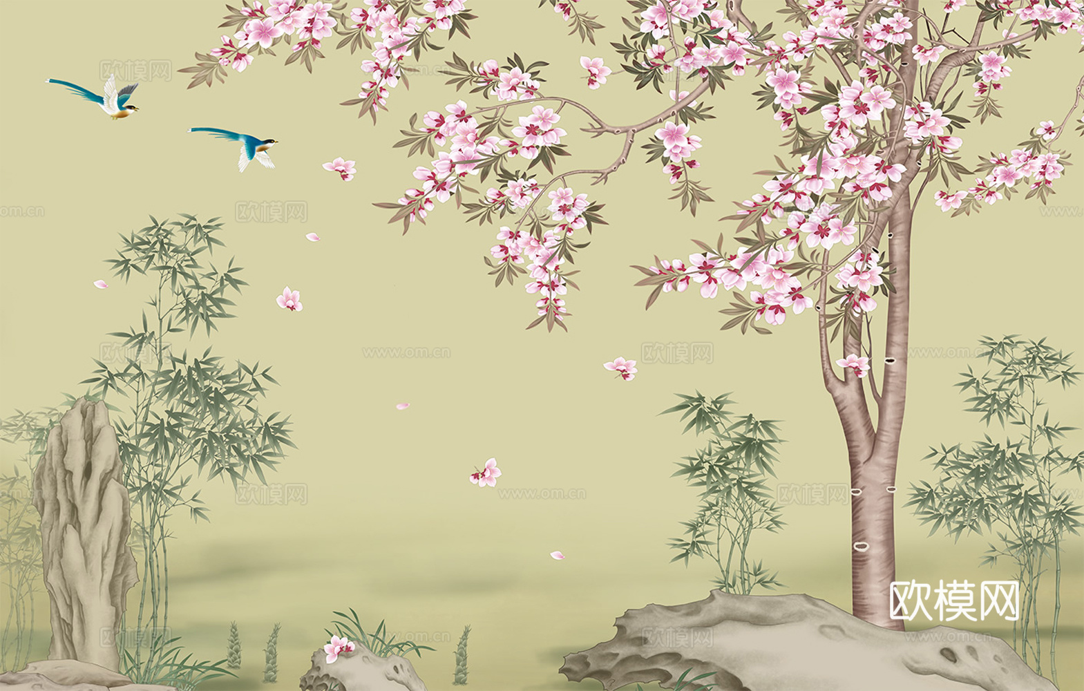 中式花鸟壁纸