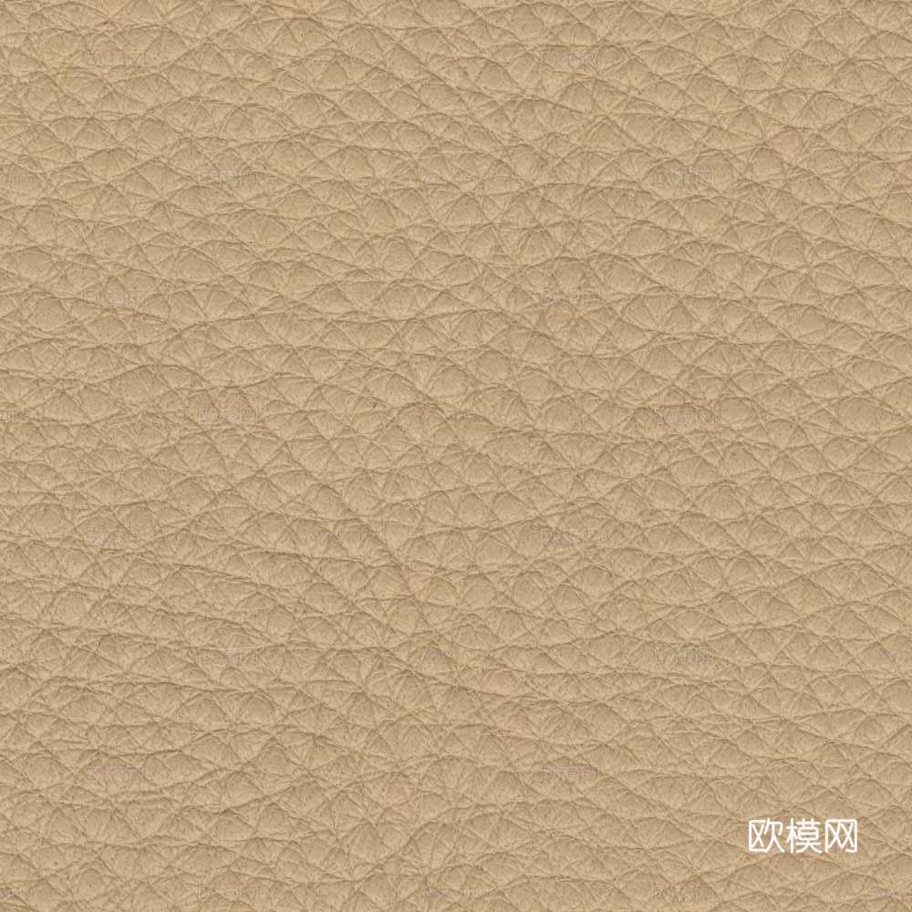 黄色粗纹皮革