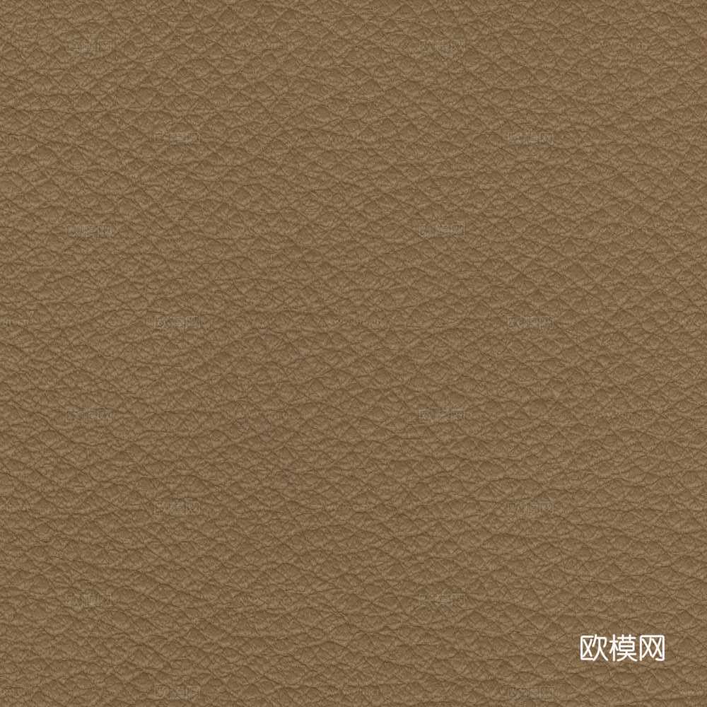 棕色粗纹皮革