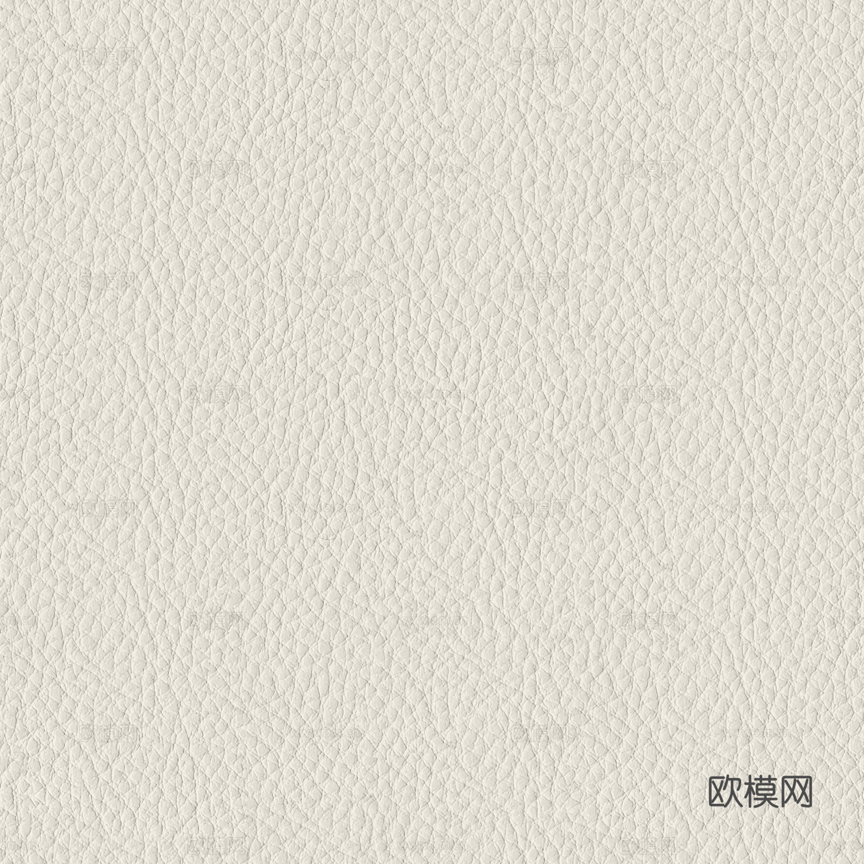 无缝米白粗纹皮革