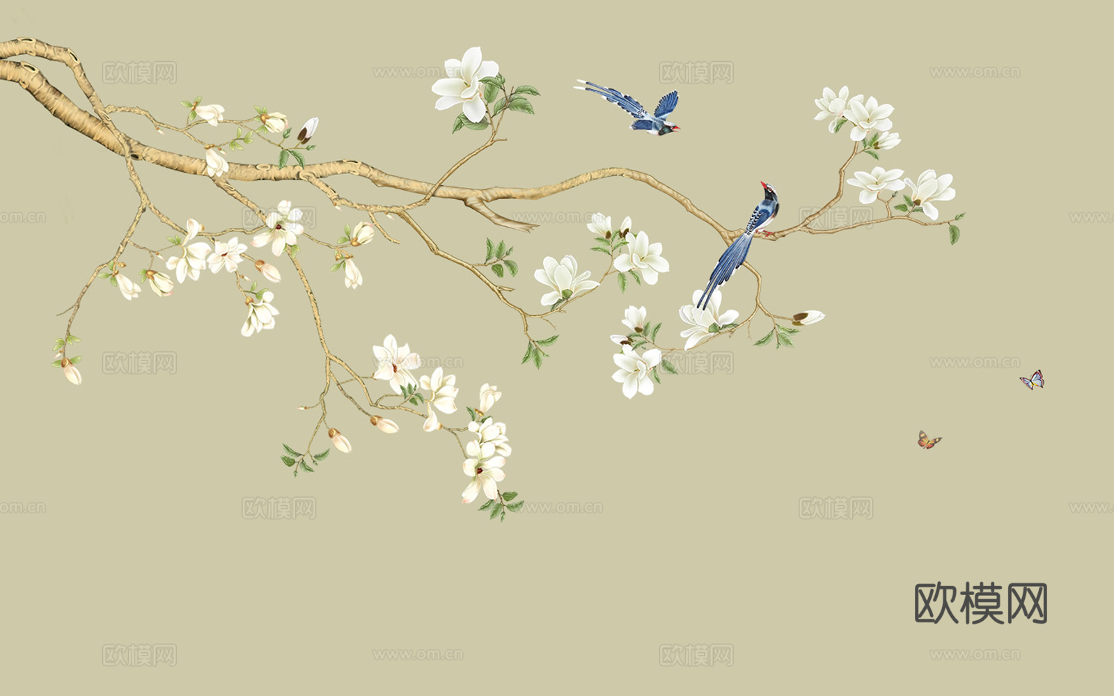 中式花鸟壁纸