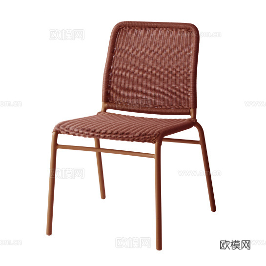 Coffee chair3d模型