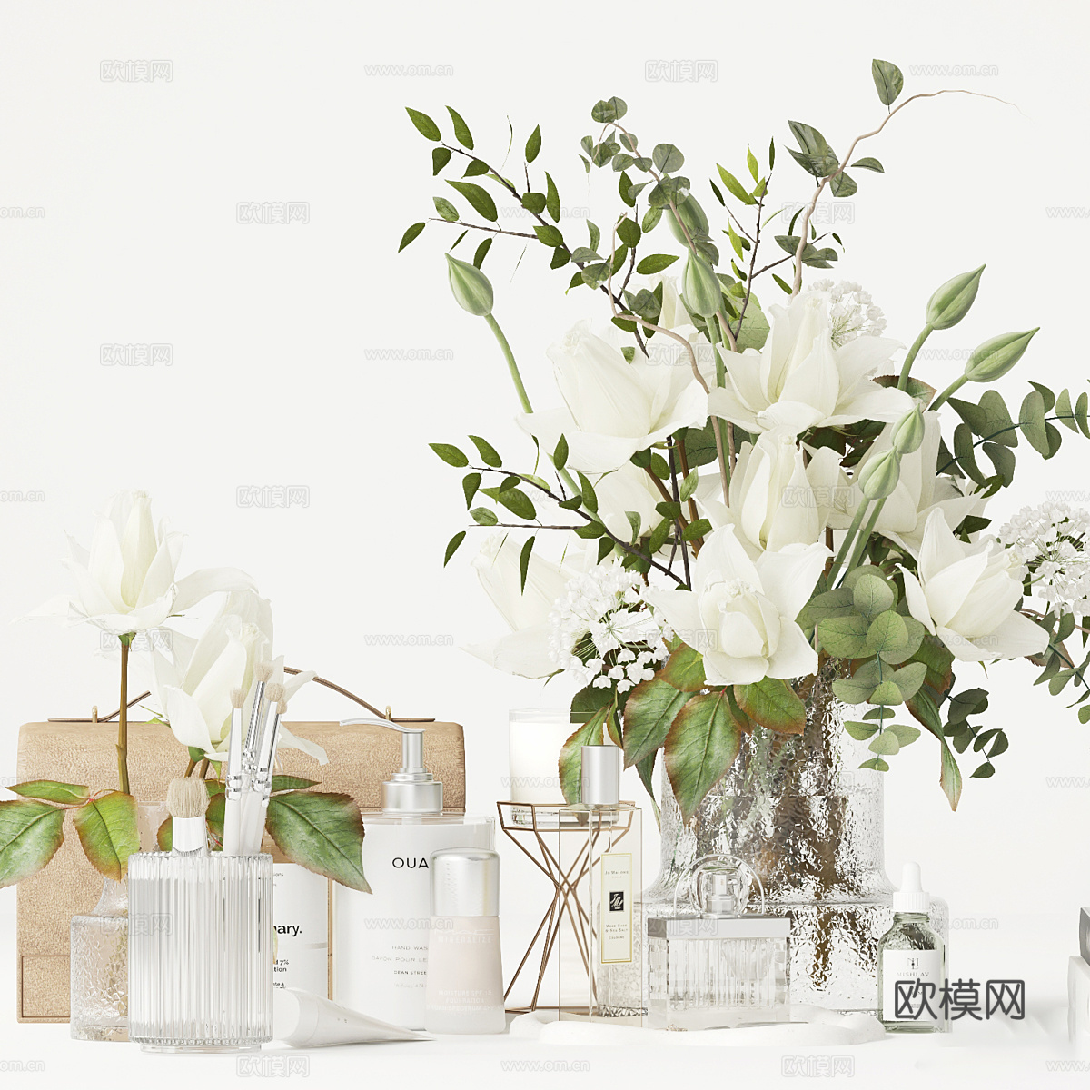 现代饰品摆件3d模型