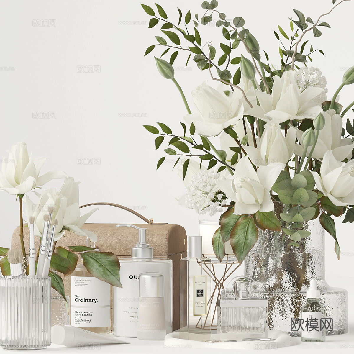 现代饰品摆件3d模型