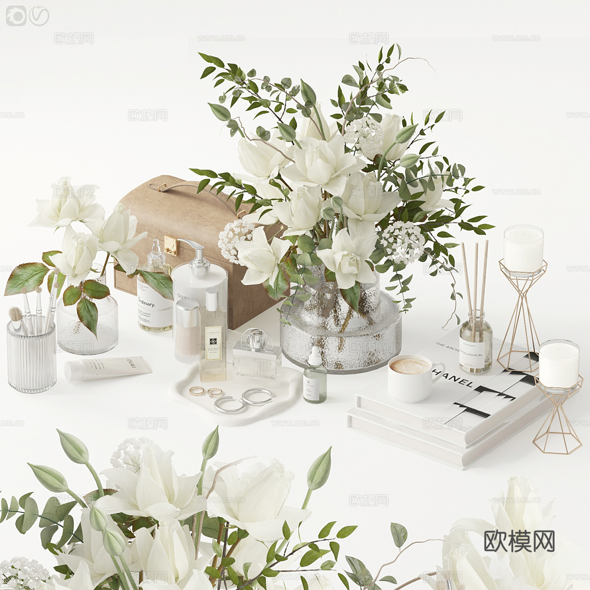 现代饰品摆件3d模型