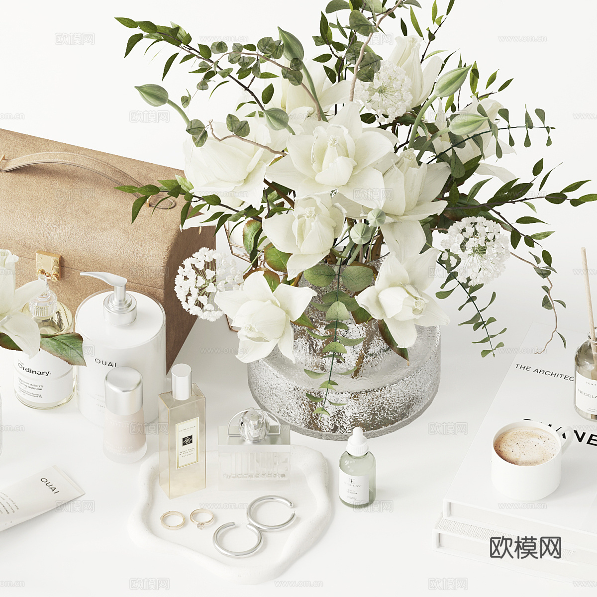 现代饰品摆件3d模型