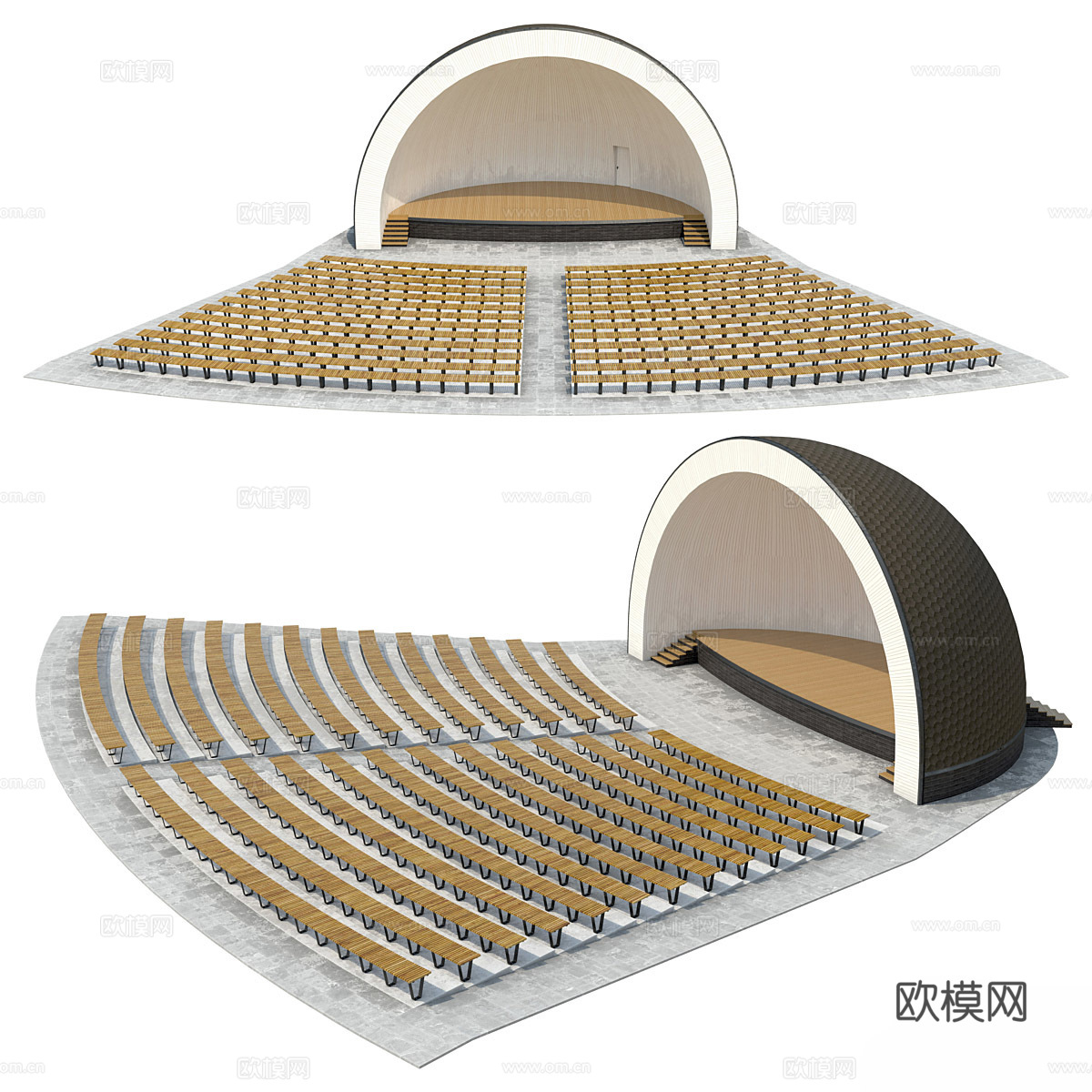 剧场舞台3d模型