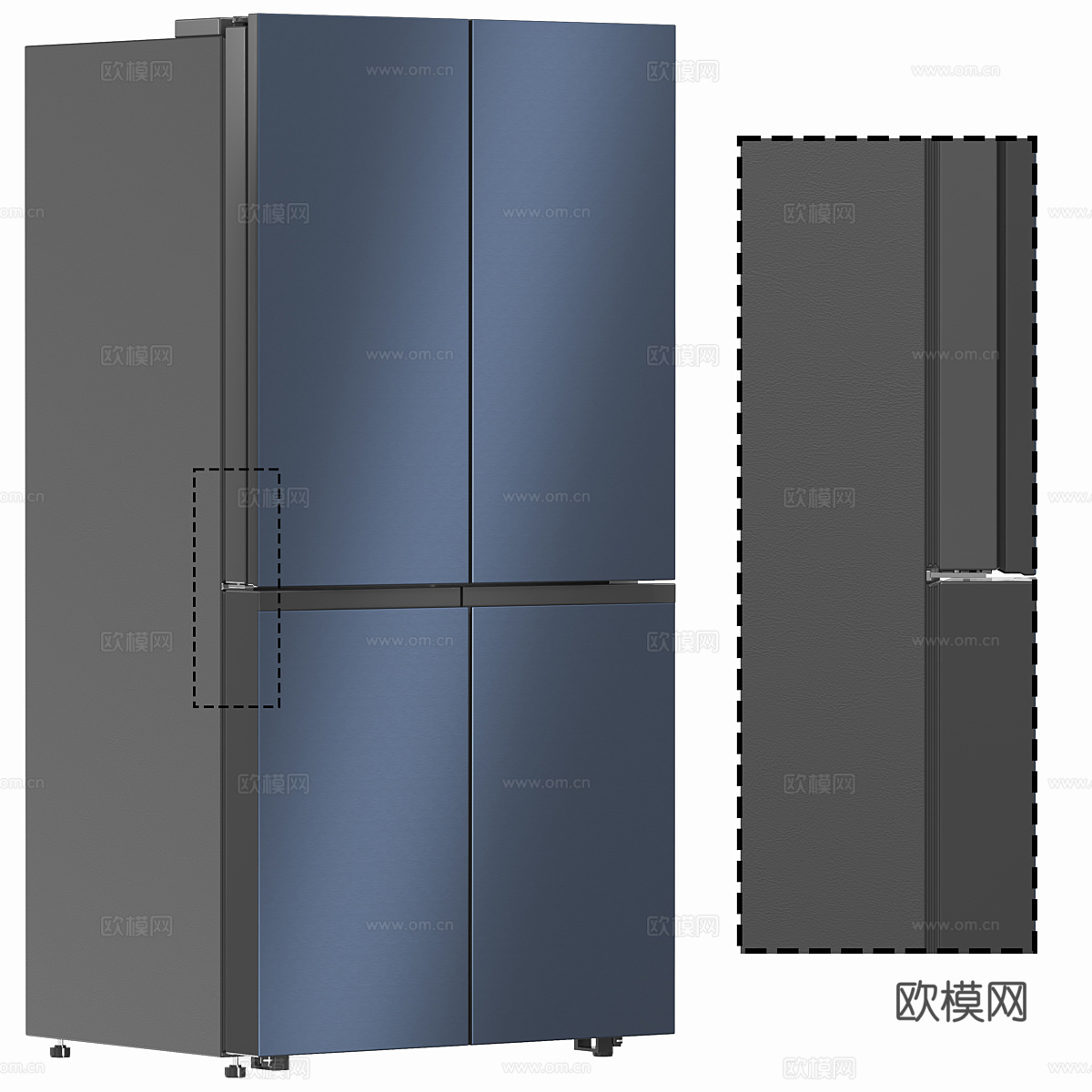 现代厨房电器3d模型