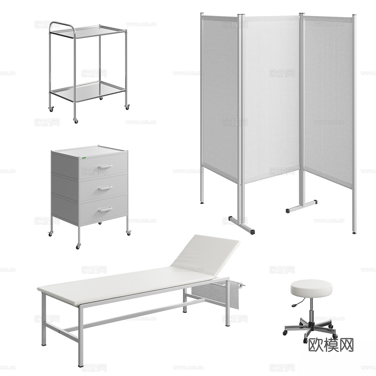 医生办公家具3d模型