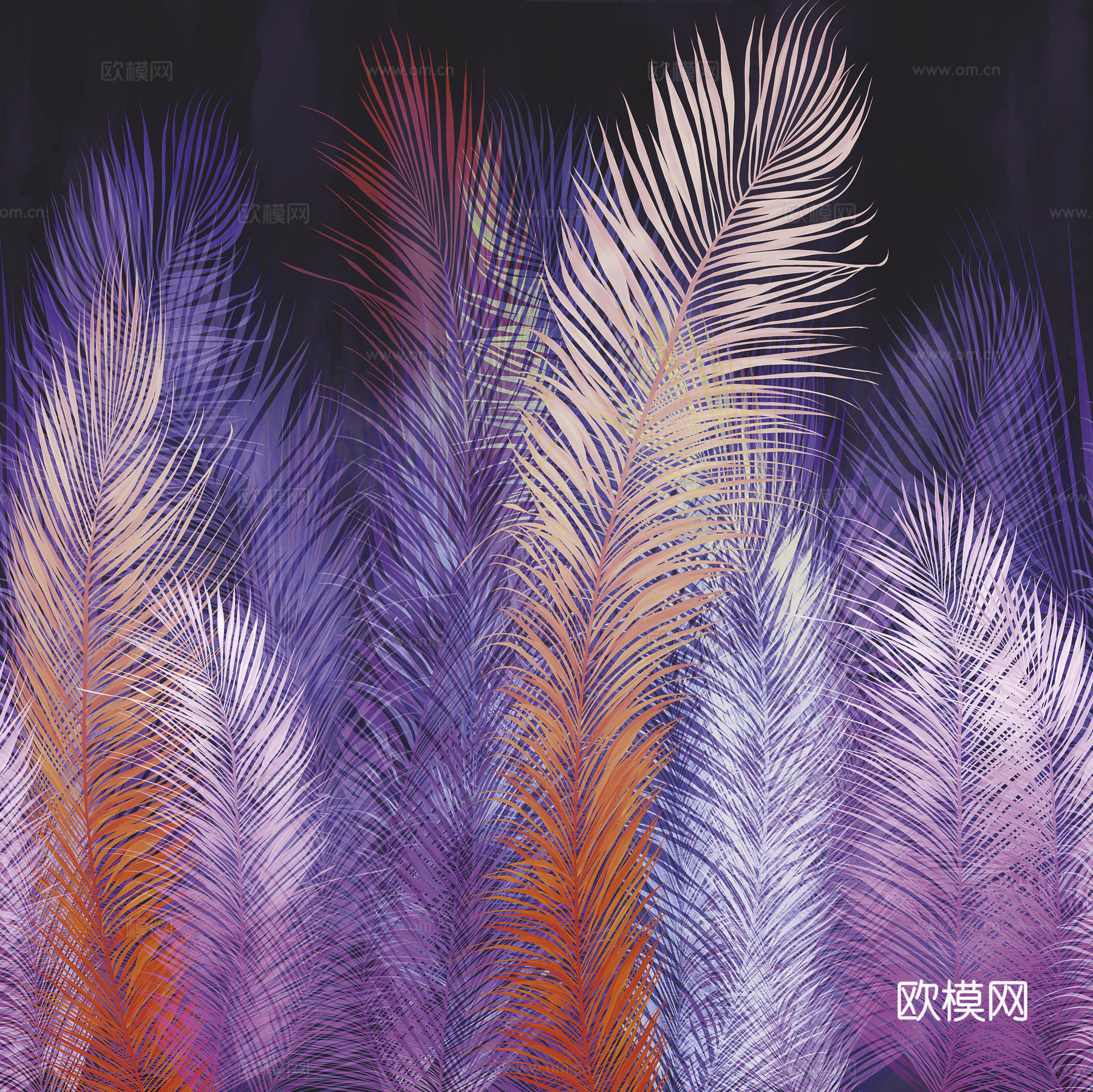 彩色植物壁纸