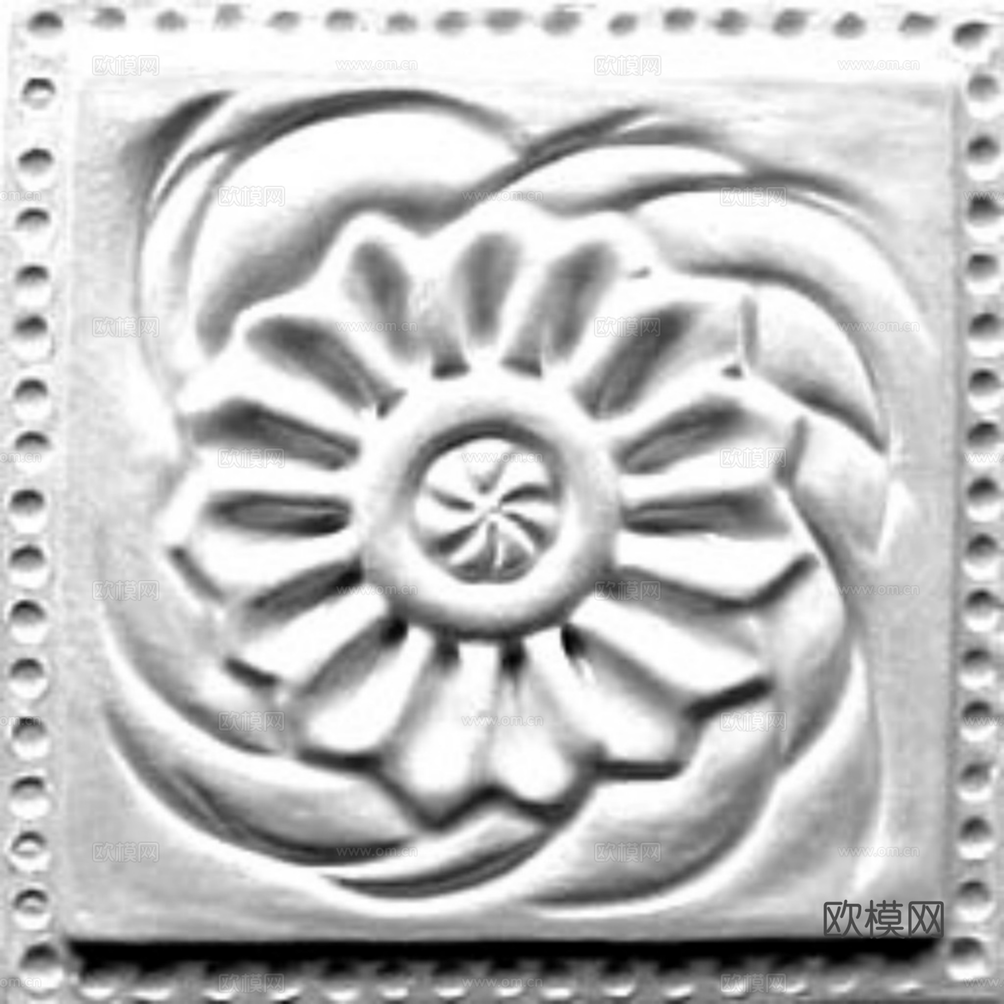 凹凸浮雕 花纹贴图