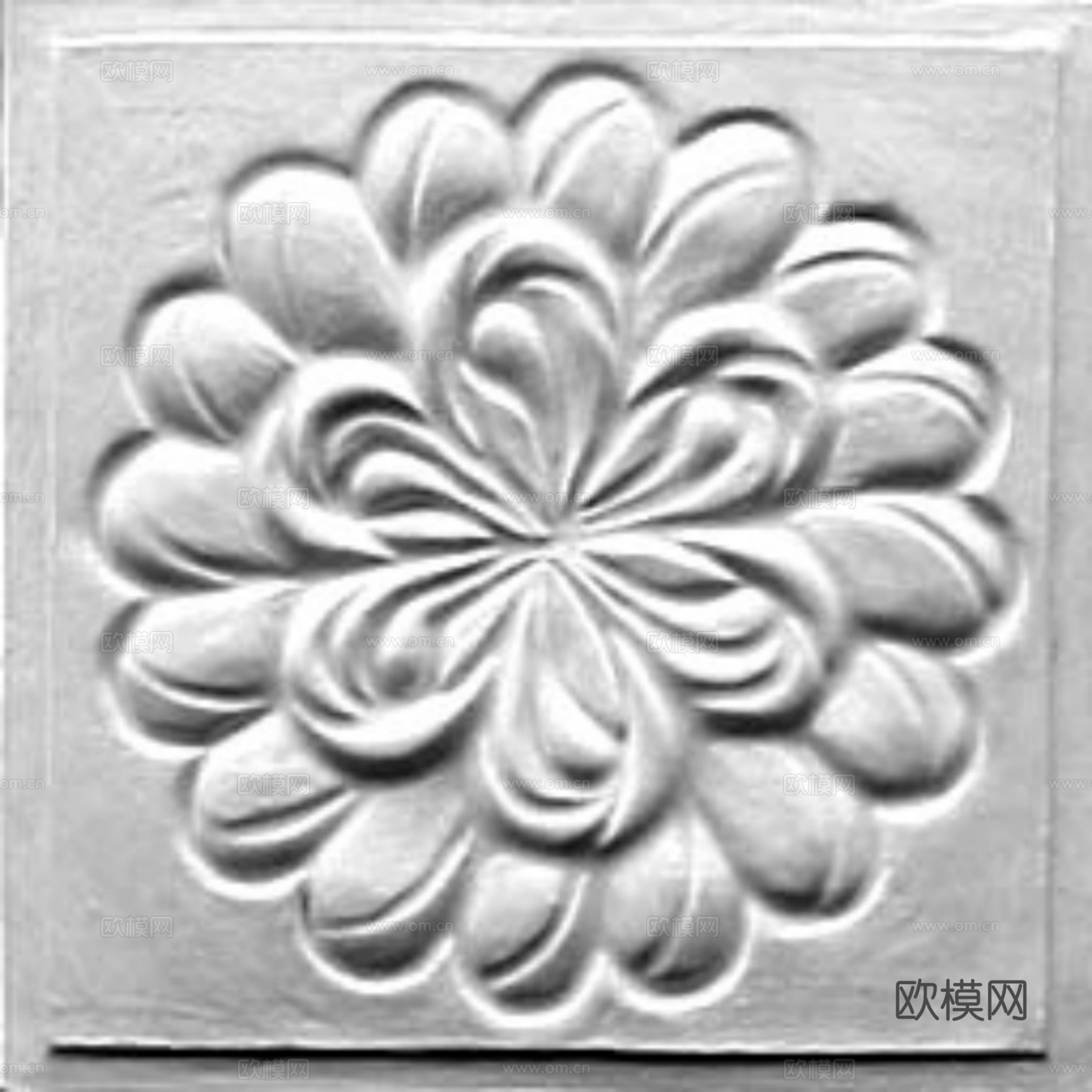 凹凸浮雕 花纹贴图
