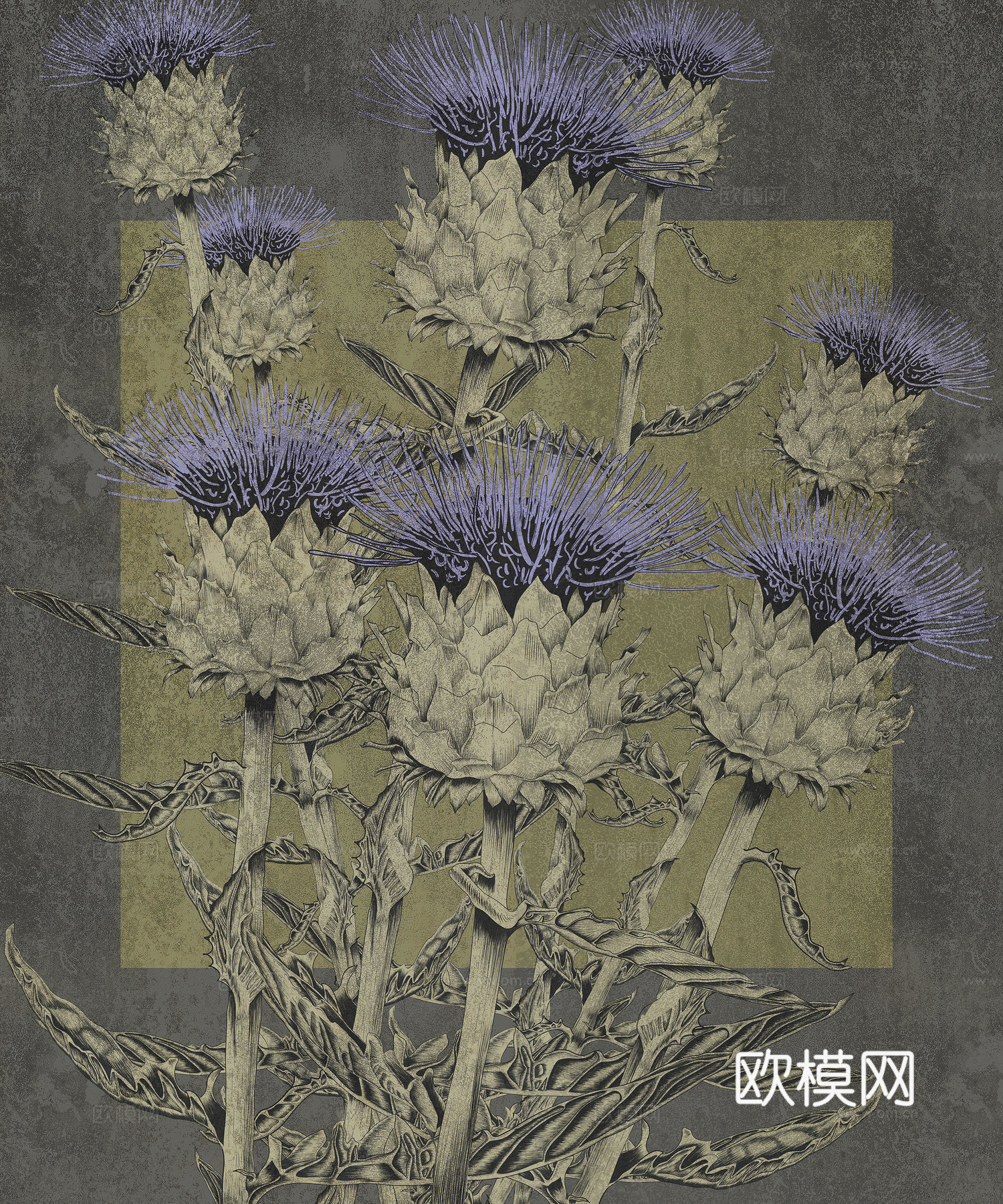 绿色花卉壁纸