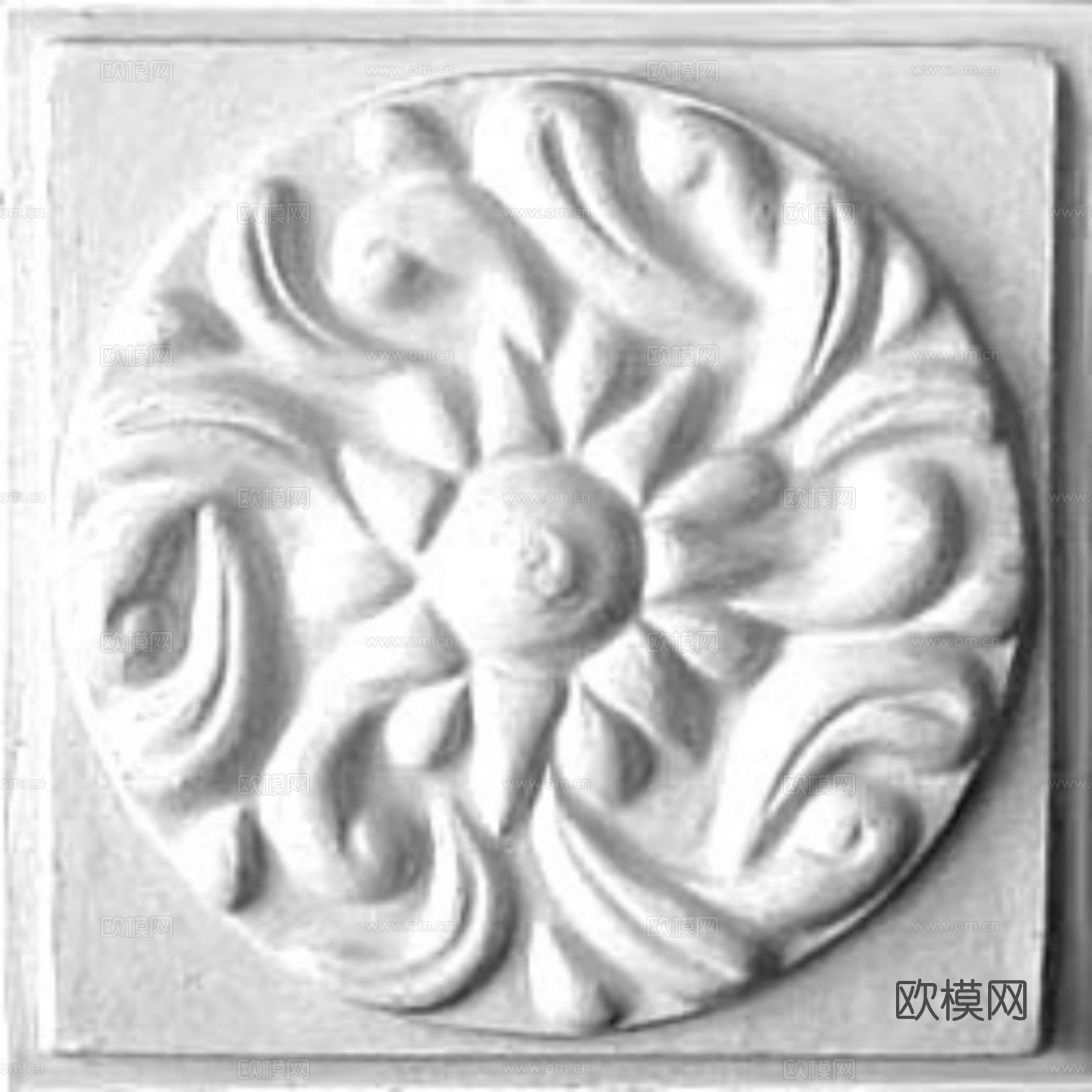凹凸浮雕 花纹贴图