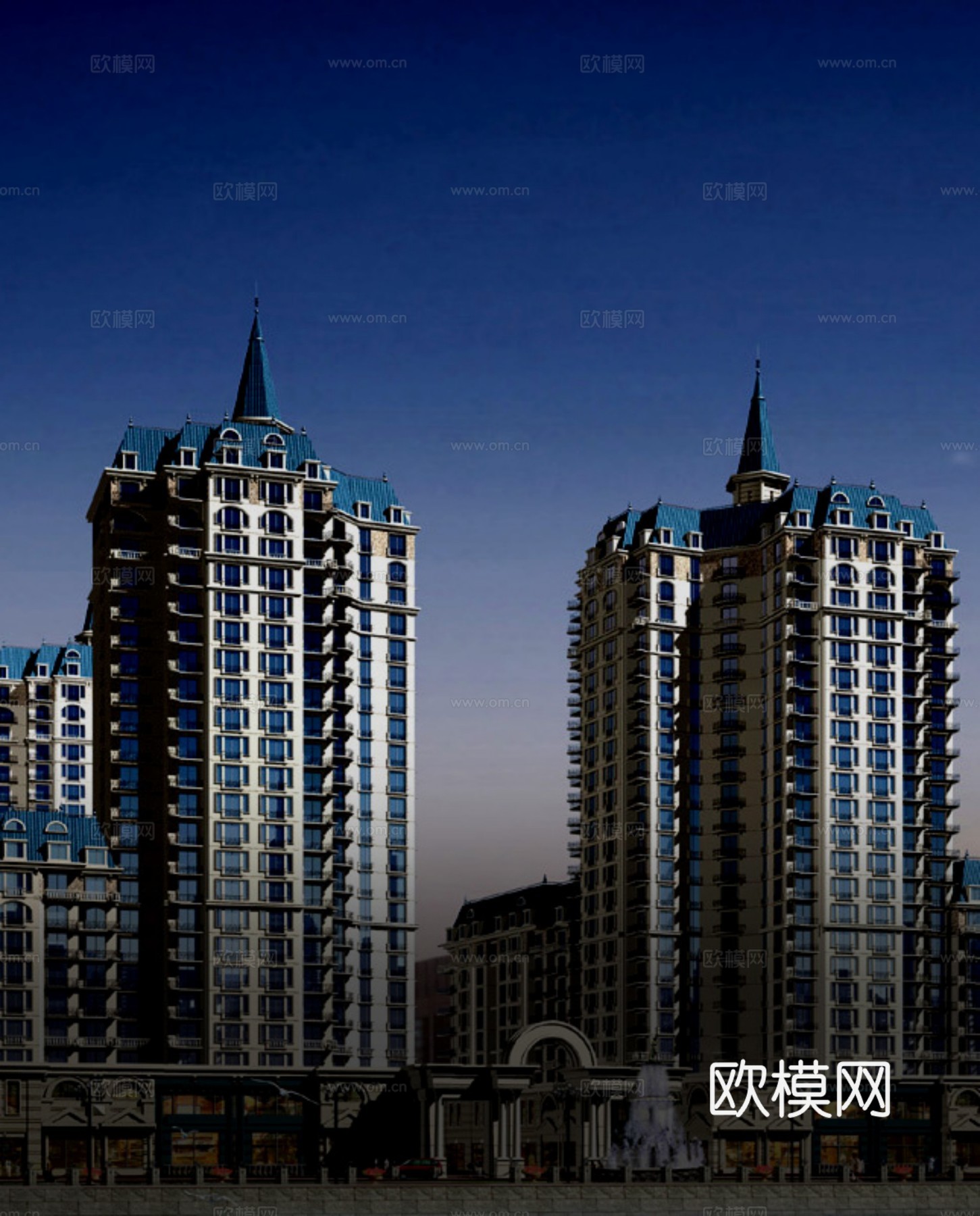 卡通 抽象都市外景下载