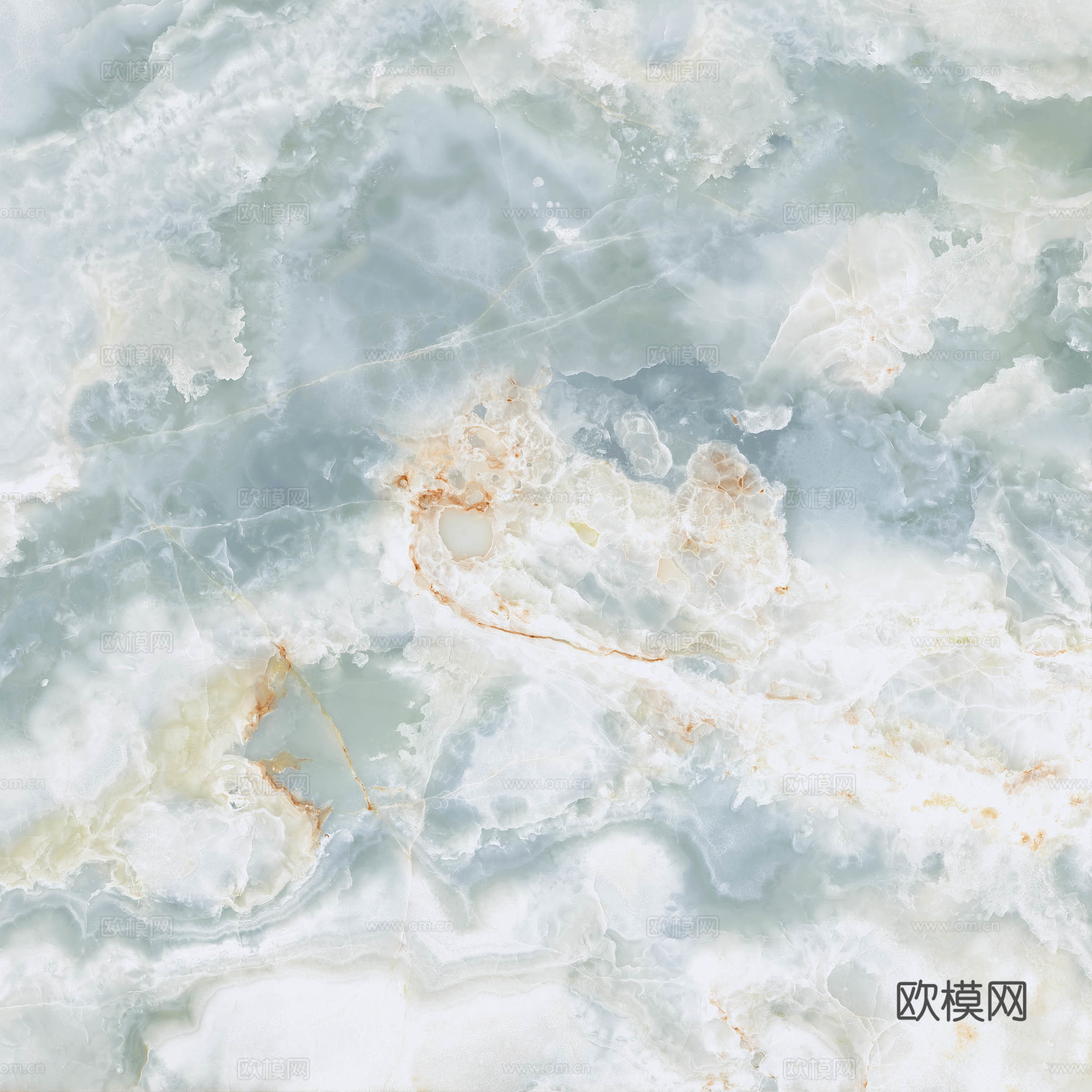 浅蓝色大理石 玉石大理石