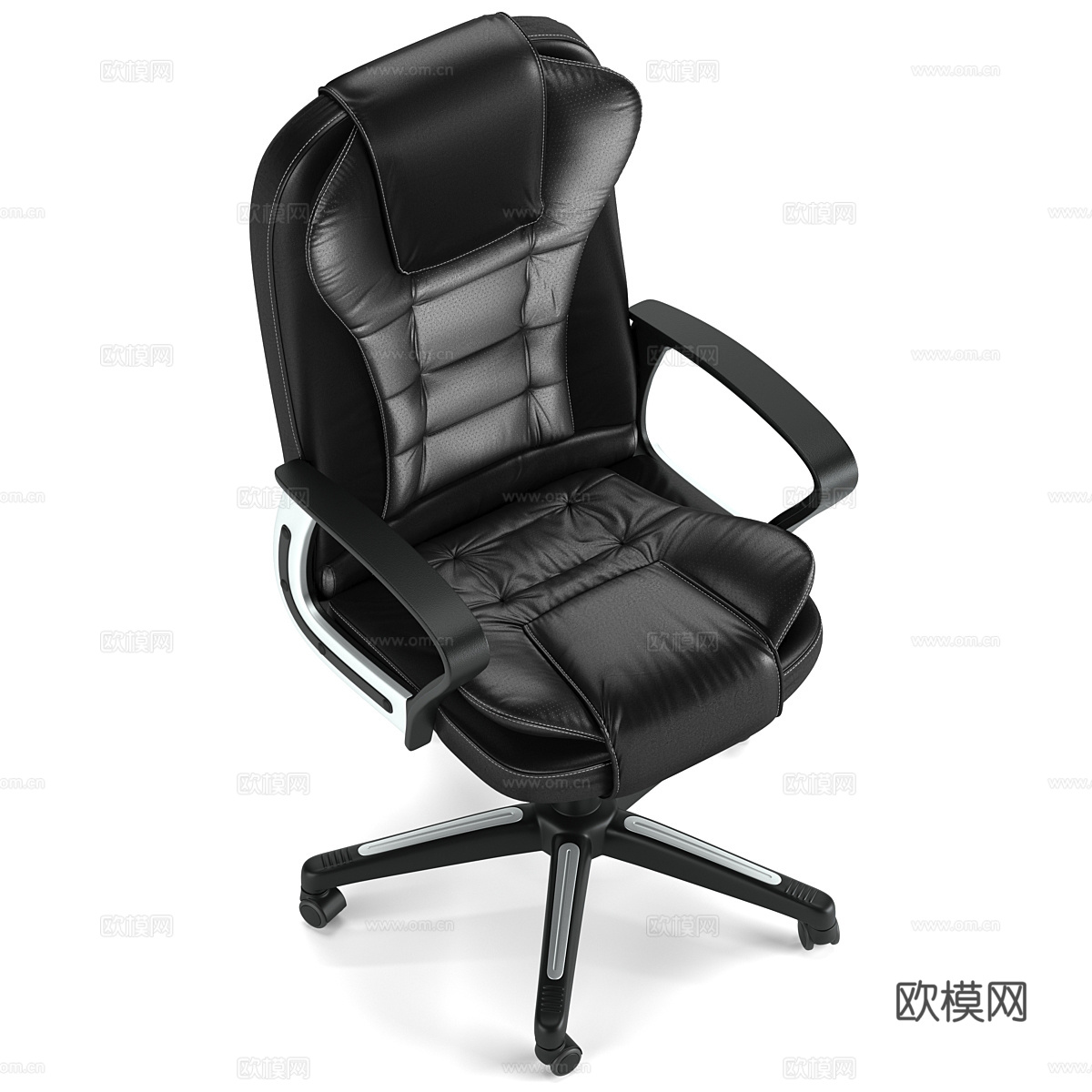 现代Tetchair Baron 办公椅3d模型下载（渲染图2）