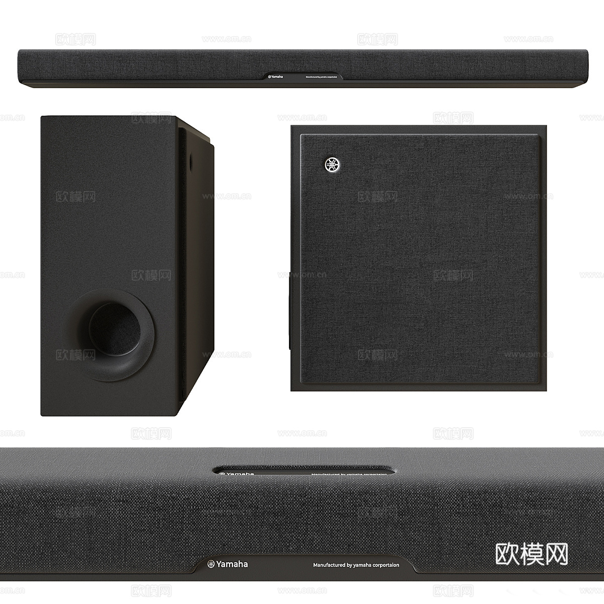 Yamaha 条形音箱3d模型