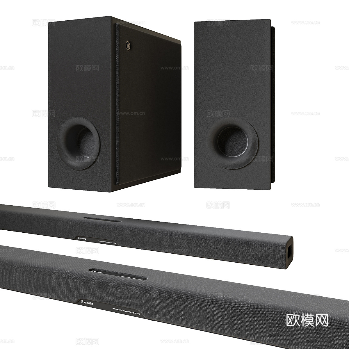 Yamaha 条形音箱3d模型
