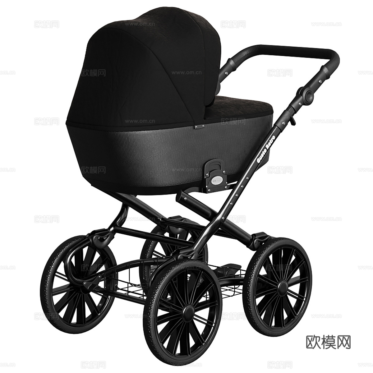 儿童婴儿车3d模型