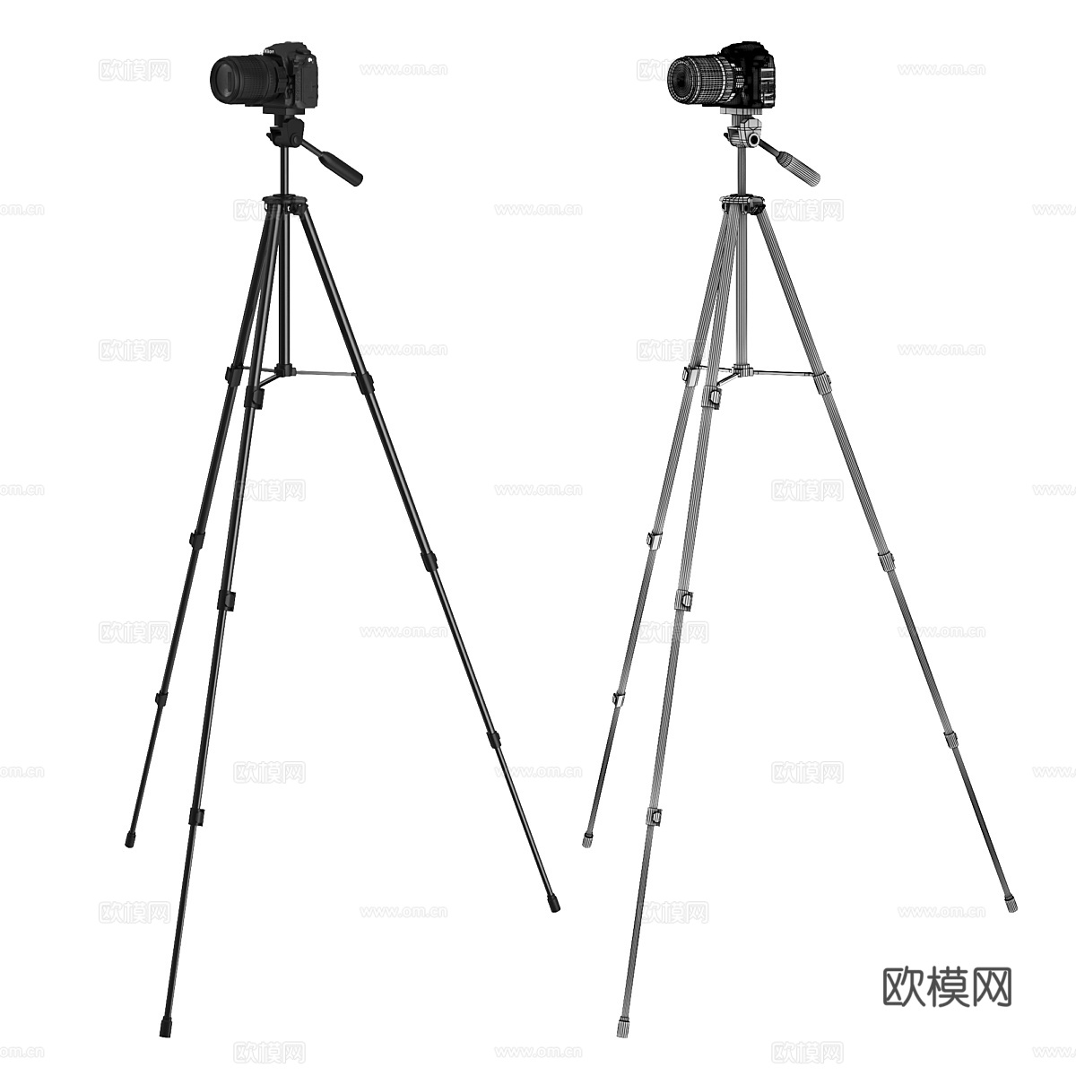 现代摄影器材Photo Studio 套件3d模型