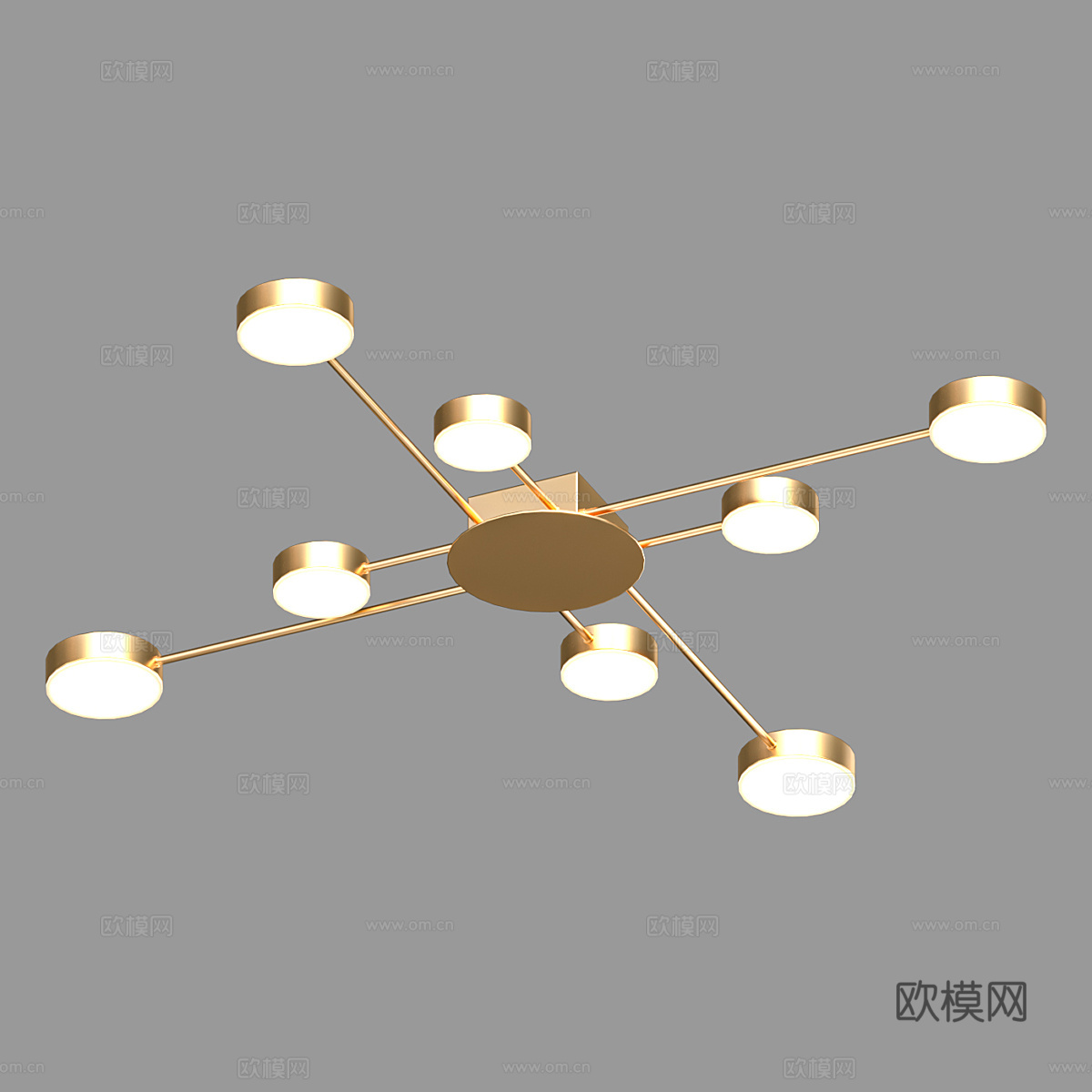 现代简约轻奢吸顶灯 吸顶灯 简约吸顶灯 客厅吸顶灯3d模型