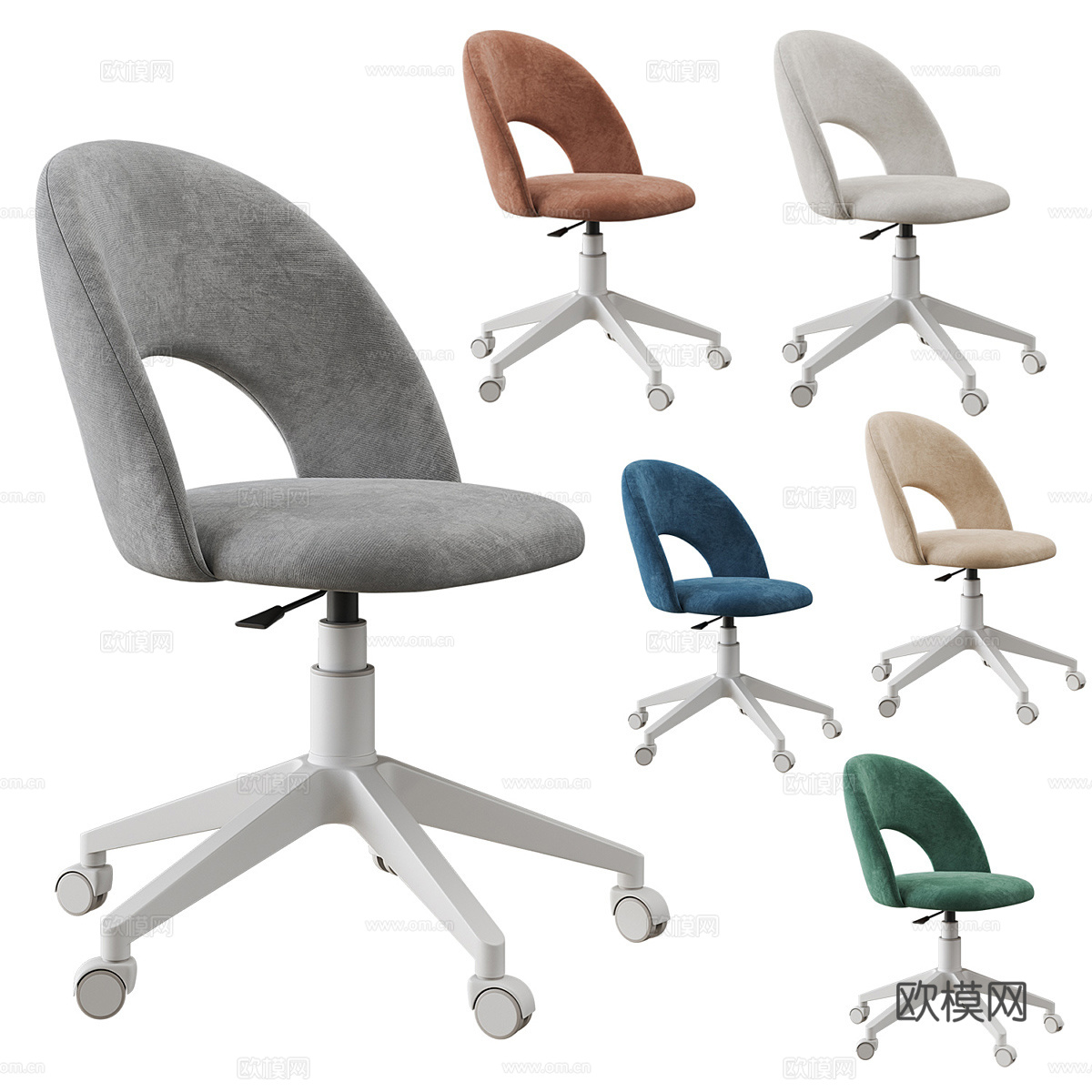 Megan 办公椅3d模型下载（渲染图6）