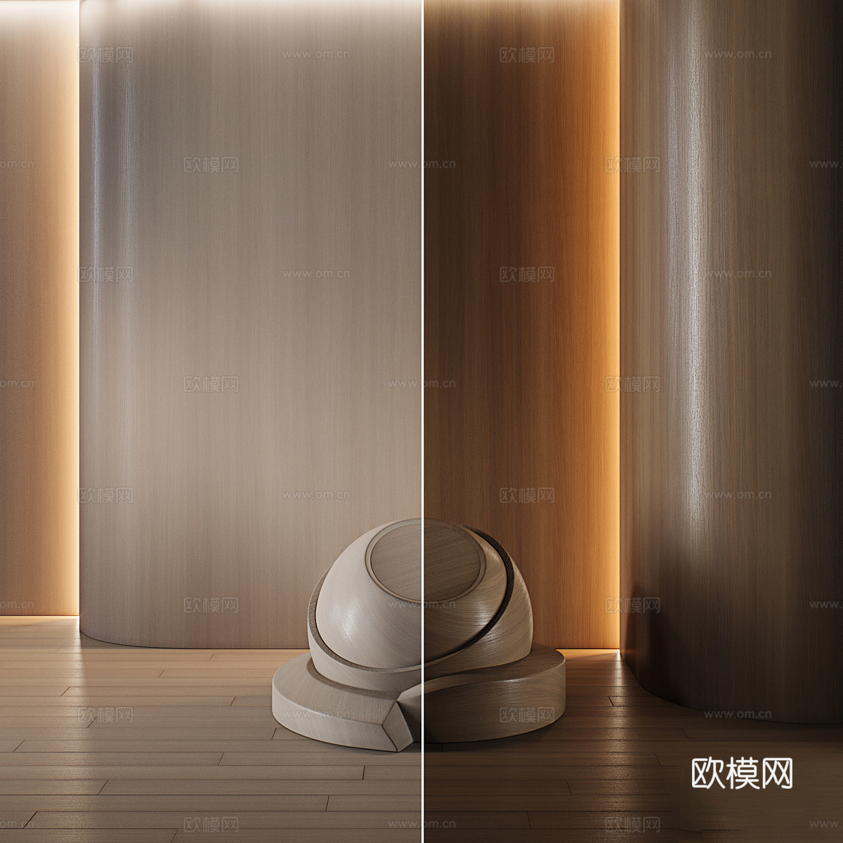 木饰面材质3d模型