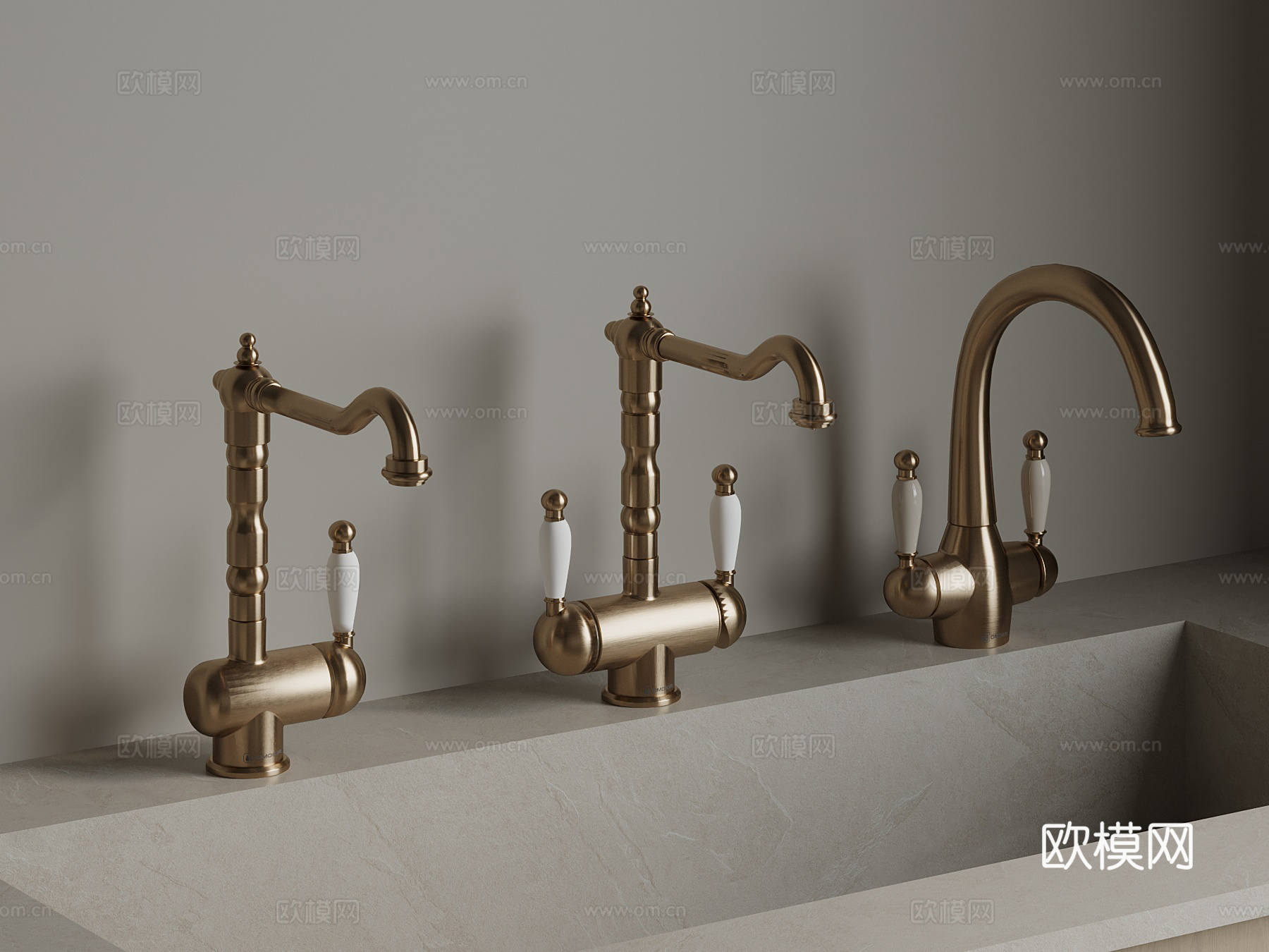 水龙头 欧式水龙头 台盆水龙头 水槽龙头3d模型