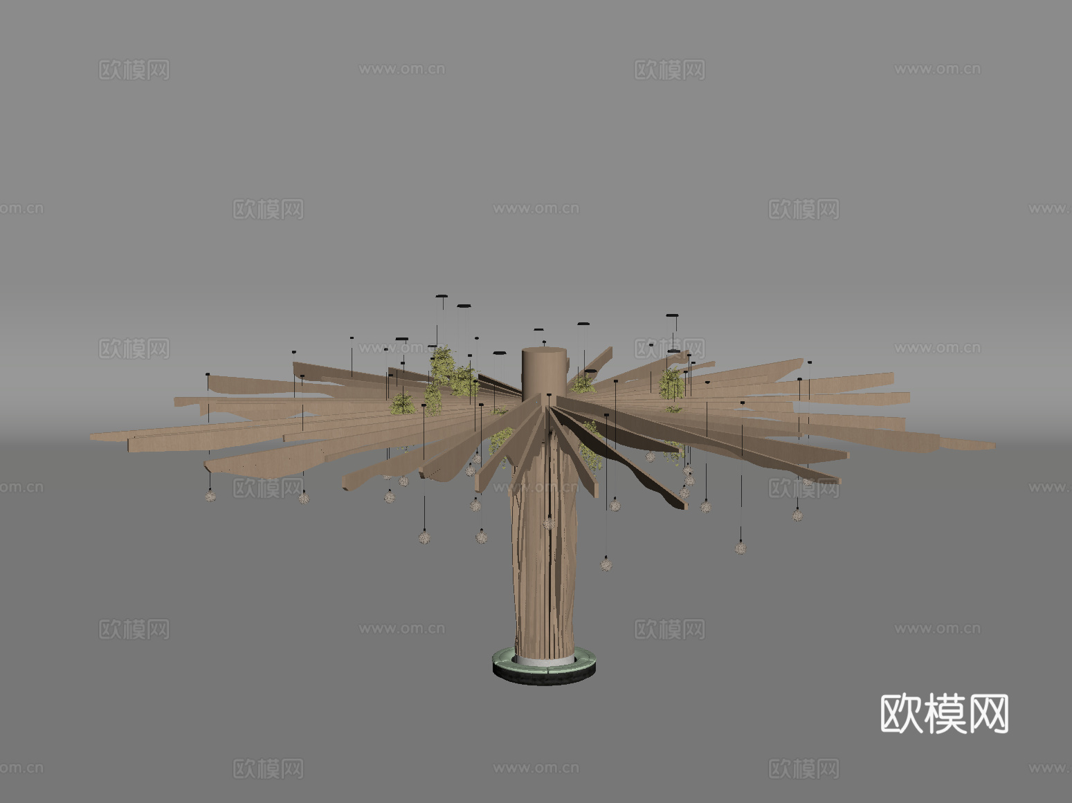 异形柱子 现代异形柱子su模型