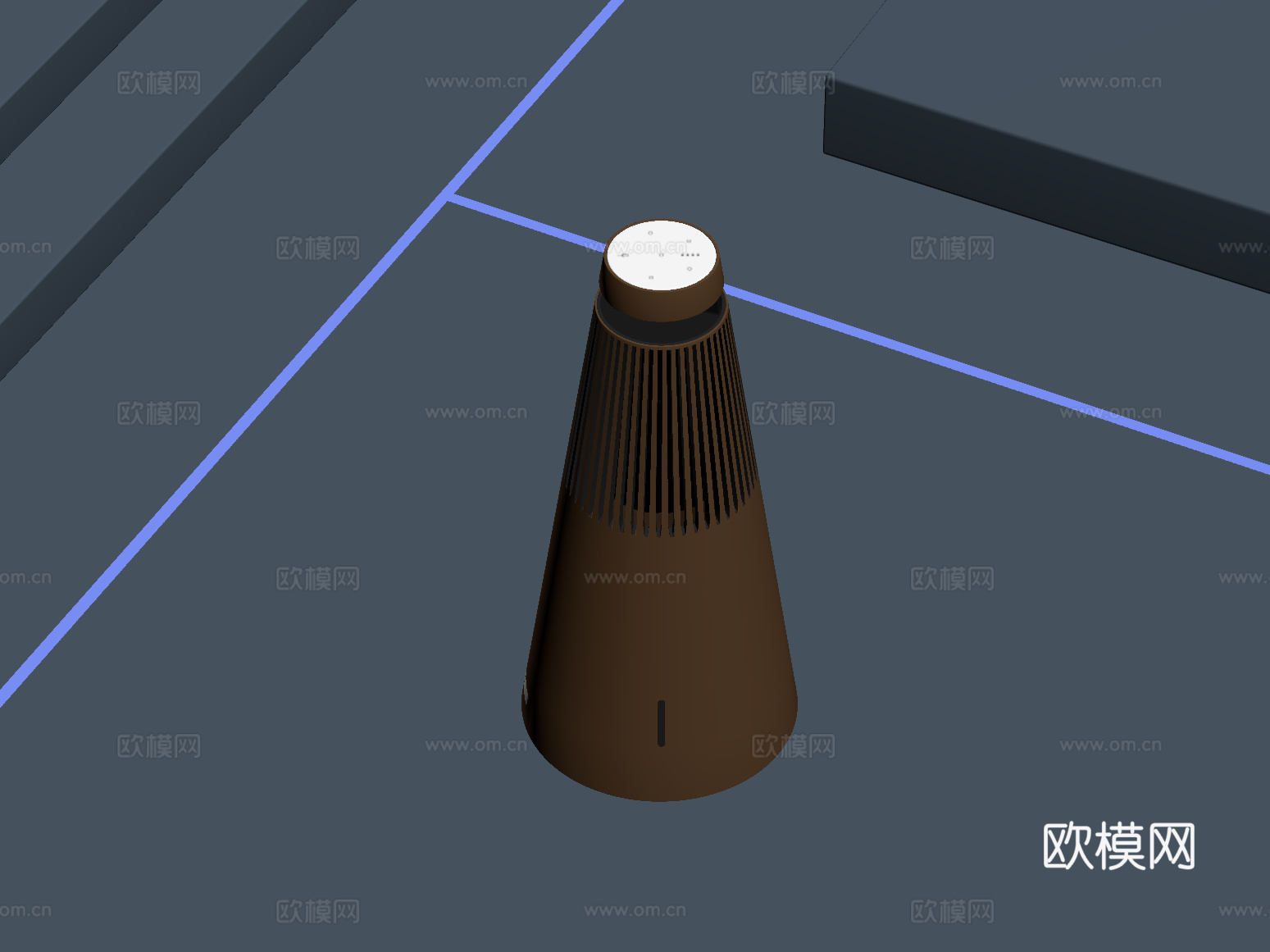 现代桌面音响 小音响su模型下载（渲染图2）