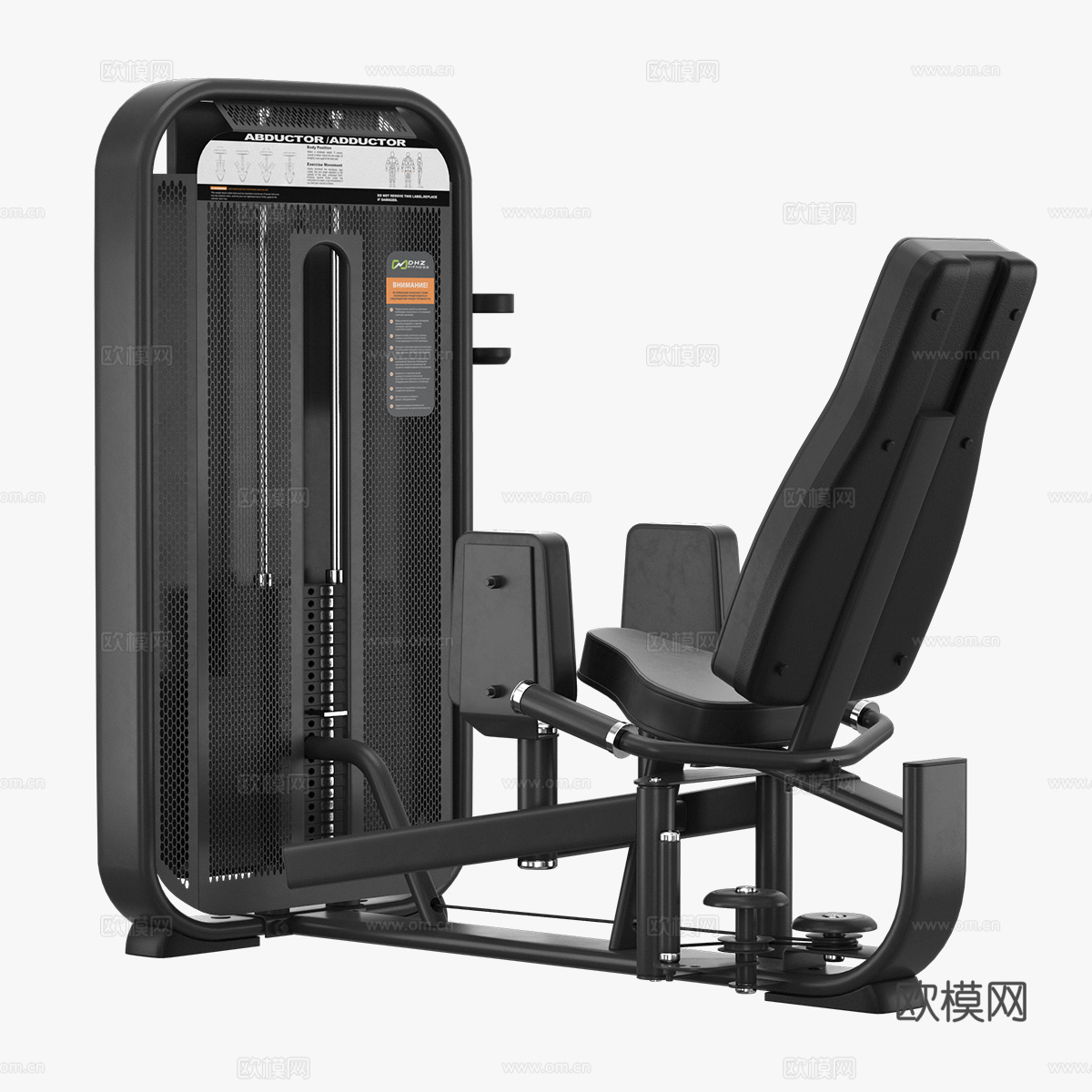 DHZ Fitness E-7021 内收肌-外展肌3d模型