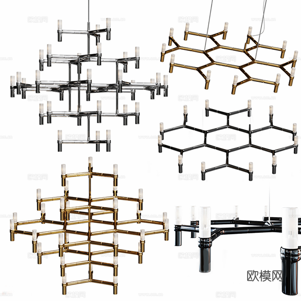 吊灯 灯具 照明灯 装饰灯3d模型