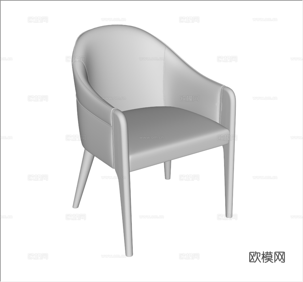 现代椅子su模型